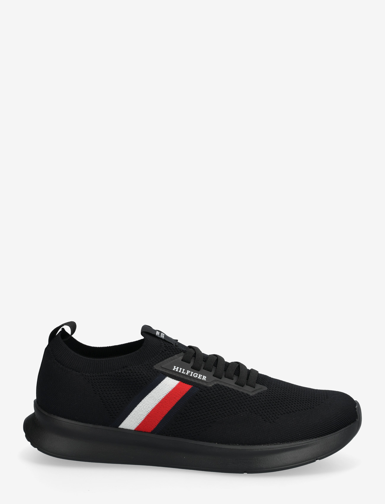 Tommy Hilfiger - LIGHTWEIGHT KNITTED RUNNER - kõrge säärega tossud - black - 1