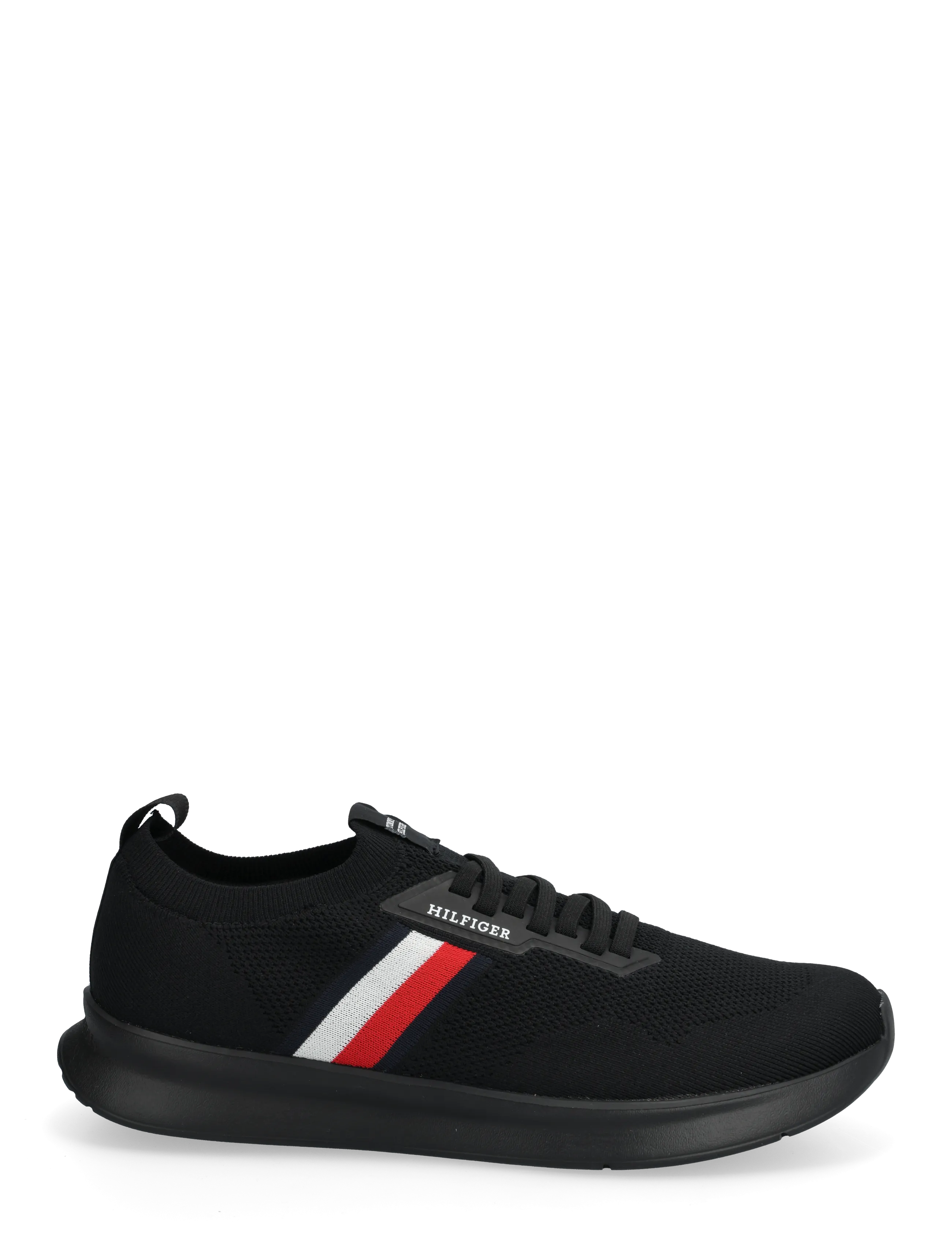 Tommy Hilfiger - LIGHTWEIGHT KNITTED RUNNER - low tops - black - 1