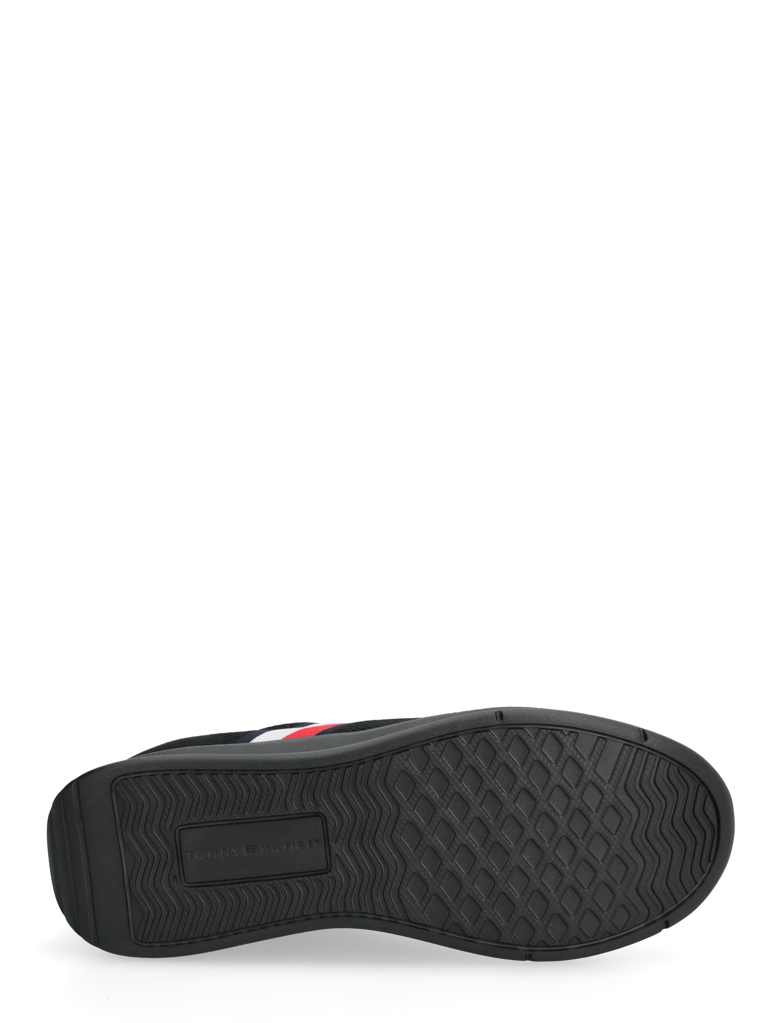 Tommy Hilfiger - LIGHTWEIGHT KNITTED RUNNER - low tops - black - 4