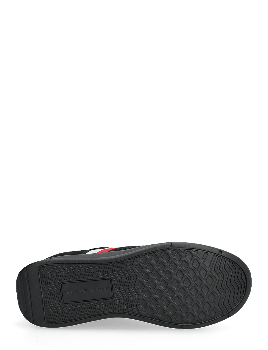 Tommy Hilfiger - LIGHTWEIGHT KNITTED RUNNER - lágir strigaskór - black - 4