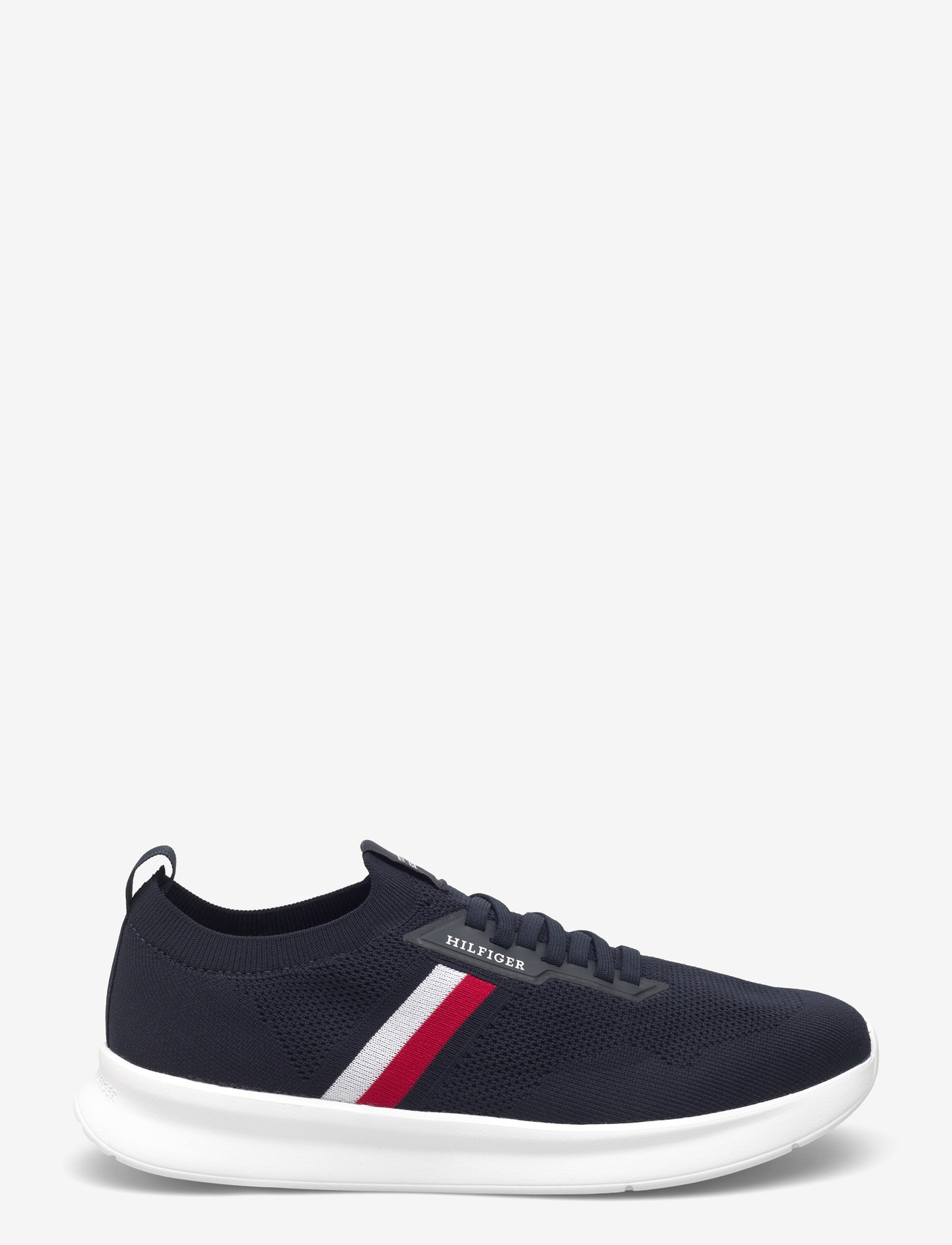 Tommy Hilfiger - LIGHTWEIGHT KNITTED RUNNER - kõrge säärega tossud - desert sky - 1