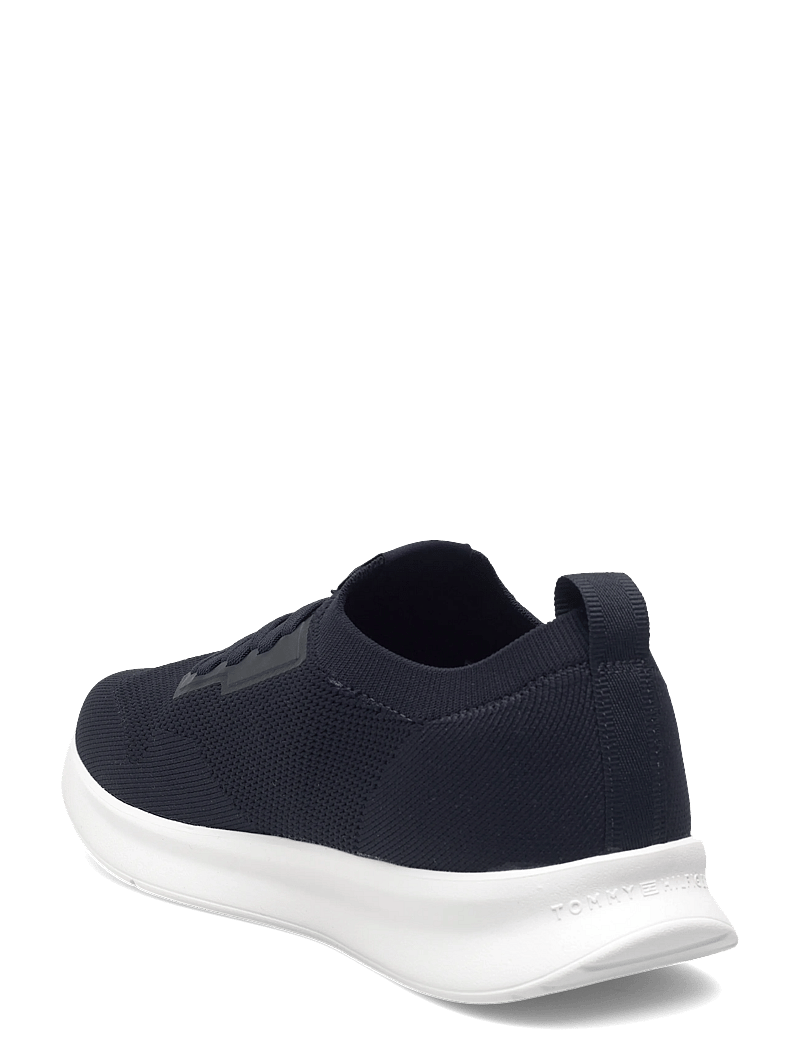 Tommy Hilfiger - LIGHTWEIGHT KNITTED RUNNER - kõrge säärega tossud - desert sky - 2