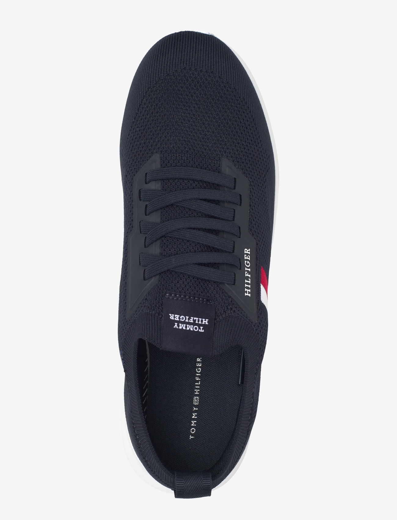 Tommy Hilfiger - LIGHTWEIGHT KNITTED RUNNER - kõrge säärega tossud - desert sky - 3