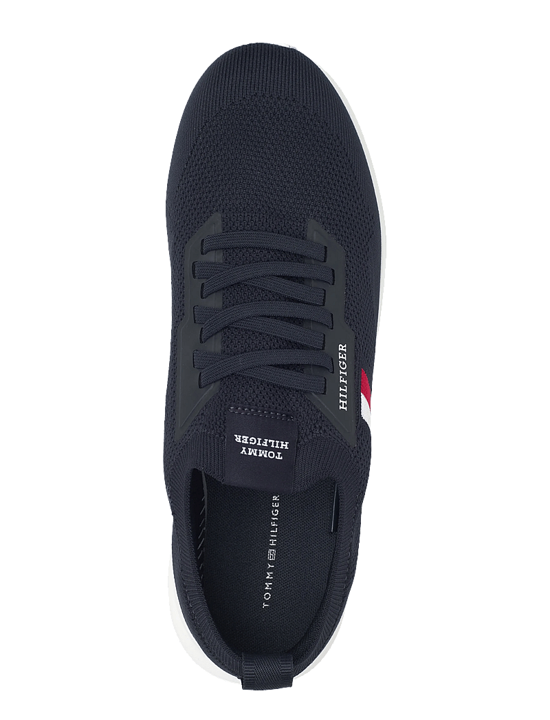 Tommy Hilfiger - LIGHTWEIGHT KNITTED RUNNER - kõrge säärega tossud - desert sky - 3