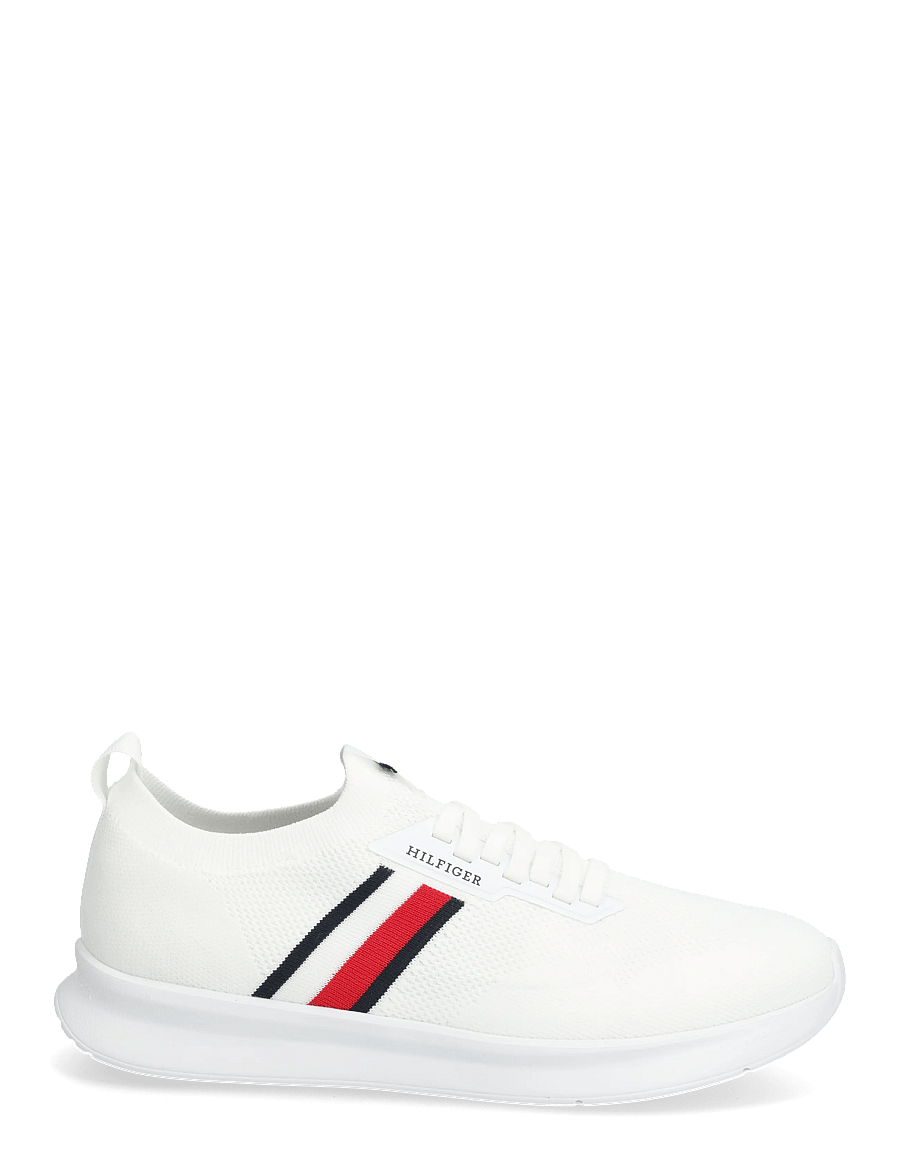 Tommy Hilfiger - LIGHTWEIGHT KNITTED RUNNER - lave sneakers - white - 1