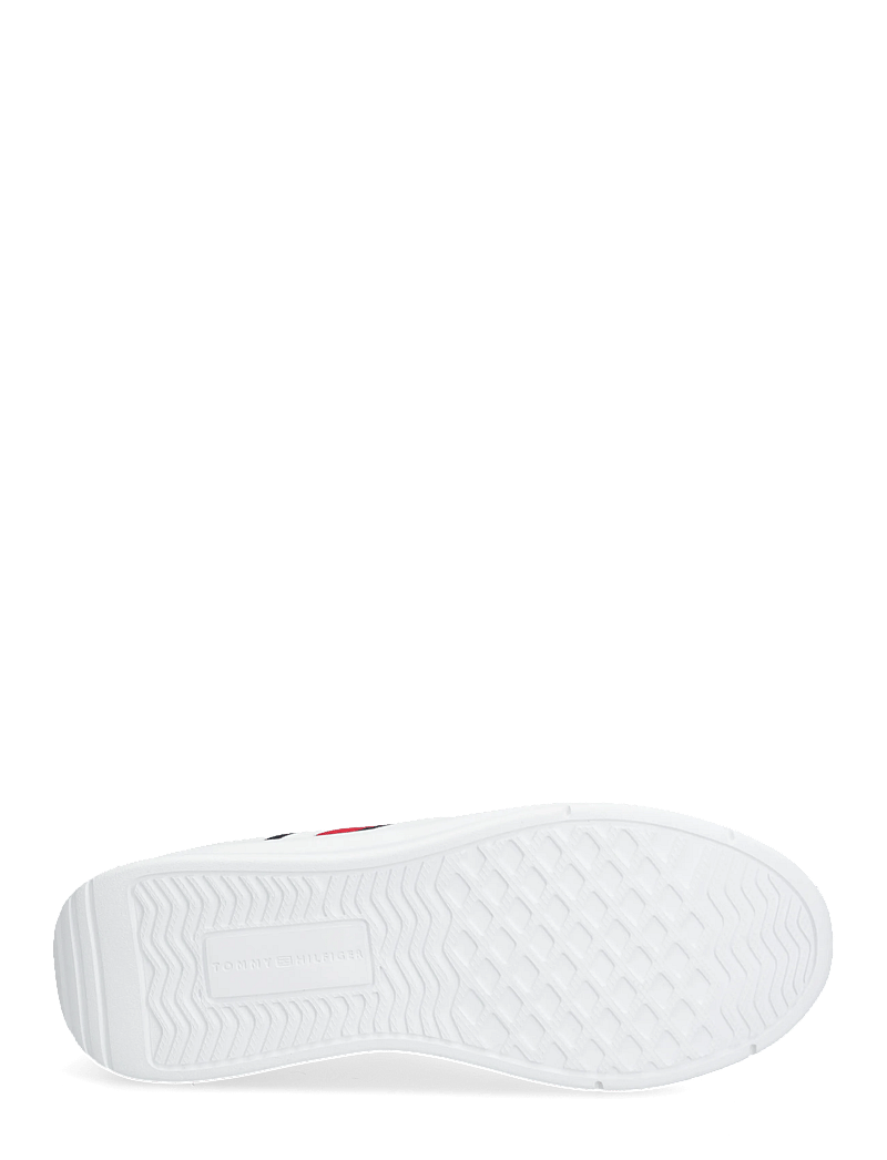 Tommy Hilfiger - LIGHTWEIGHT KNITTED RUNNER - kõrge säärega tossud - white - 4