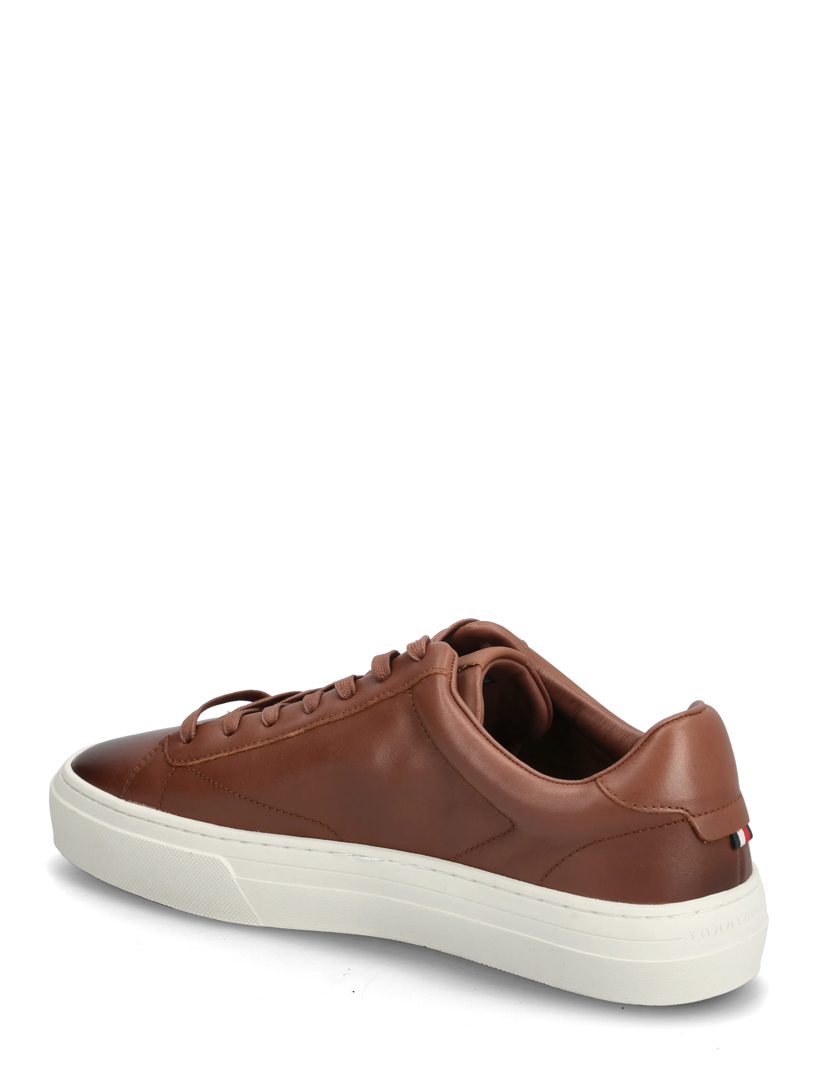 Tommy Hilfiger - PREMIUM DRESS CUPSOLE COGNAC - laisvalaikio batai žemu aulu - winter cognac - 2