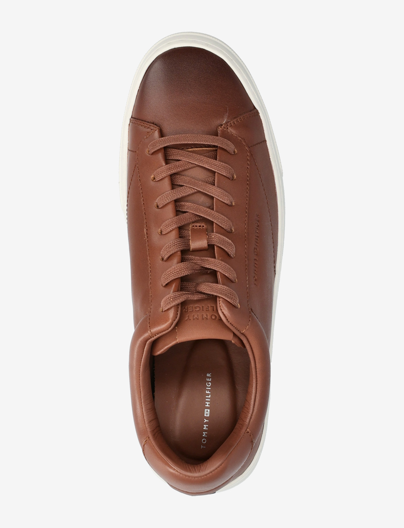Tommy Hilfiger - PREMIUM DRESS CUPSOLE COGNAC - lave sneakers - winter cognac - 3
