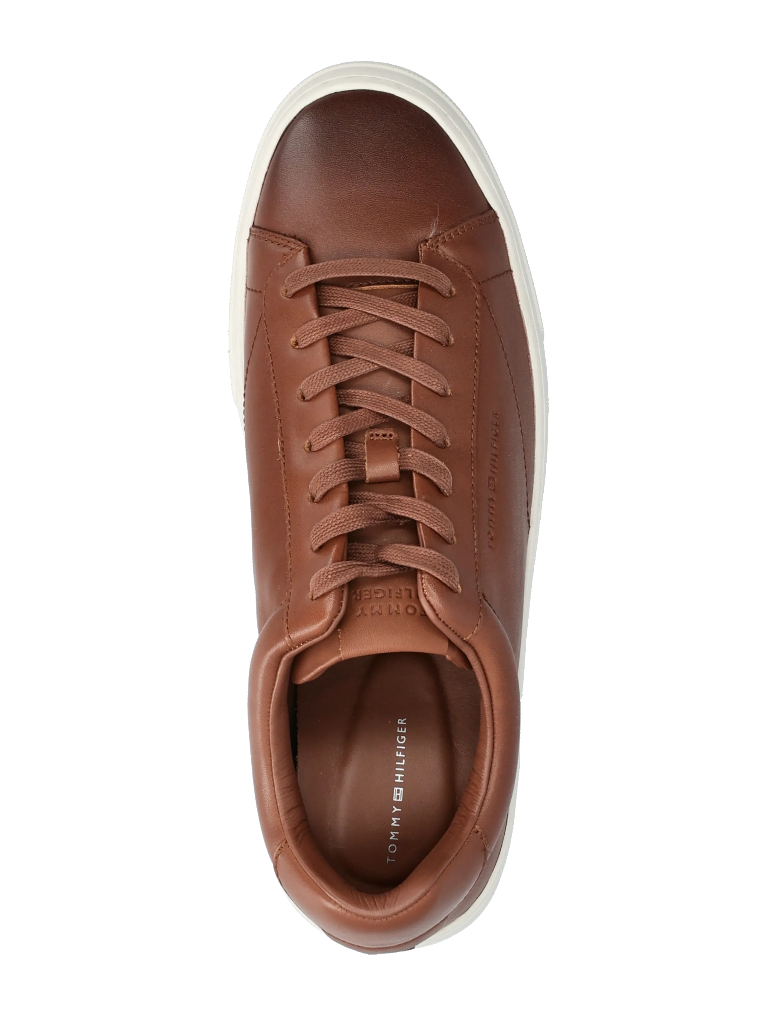 Tommy Hilfiger - PREMIUM DRESS CUPSOLE COGNAC - laisvalaikio batai žemu aulu - winter cognac - 3