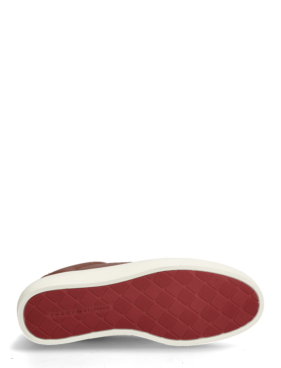 Tommy Hilfiger - PREMIUM DRESS CUPSOLE COGNAC - laisvalaikio batai žemu aulu - winter cognac - 4