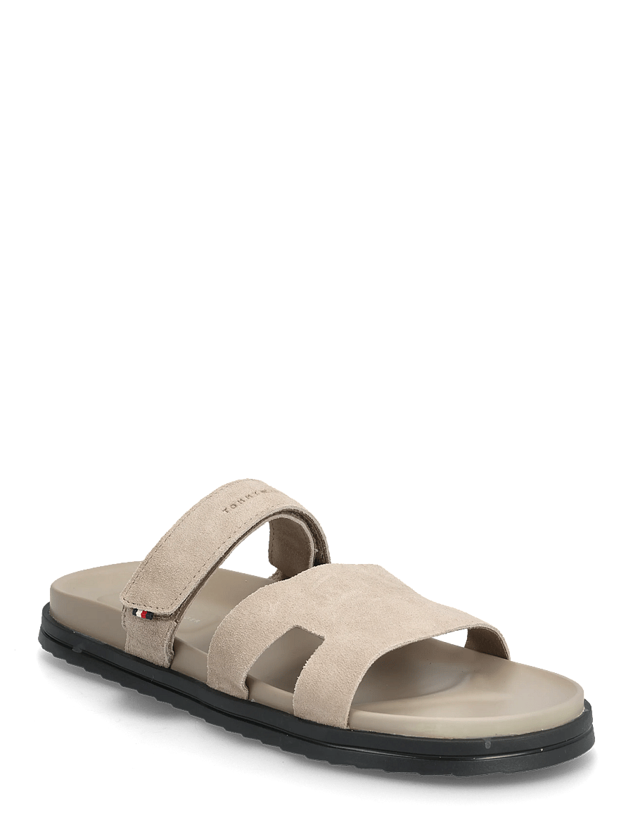 Tommy Hilfiger - ADJUSTABLE PREMIUM SUEDE SANDAL - shop efter anledning - coastal taupe - 0