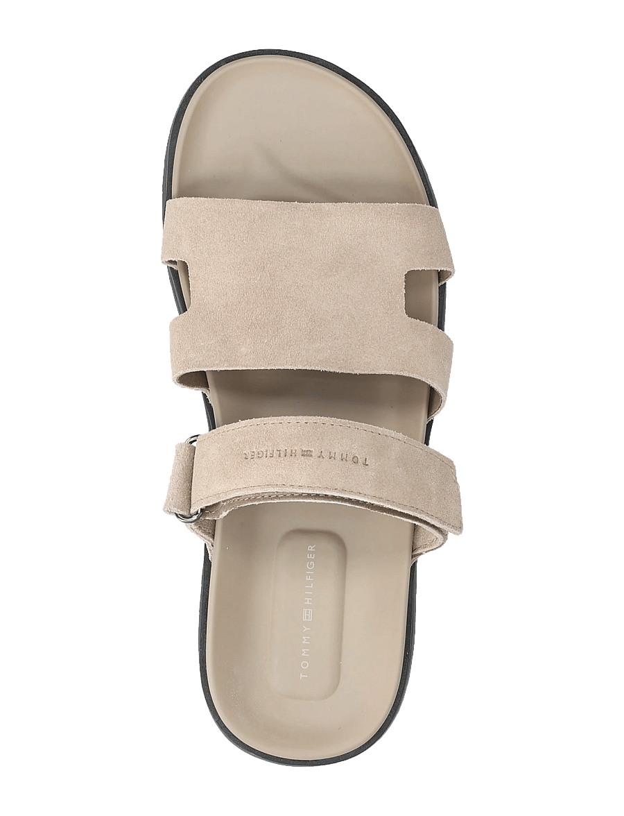 Tommy Hilfiger - ADJUSTABLE PREMIUM SUEDE SANDAL - shop efter anledning - coastal taupe - 3