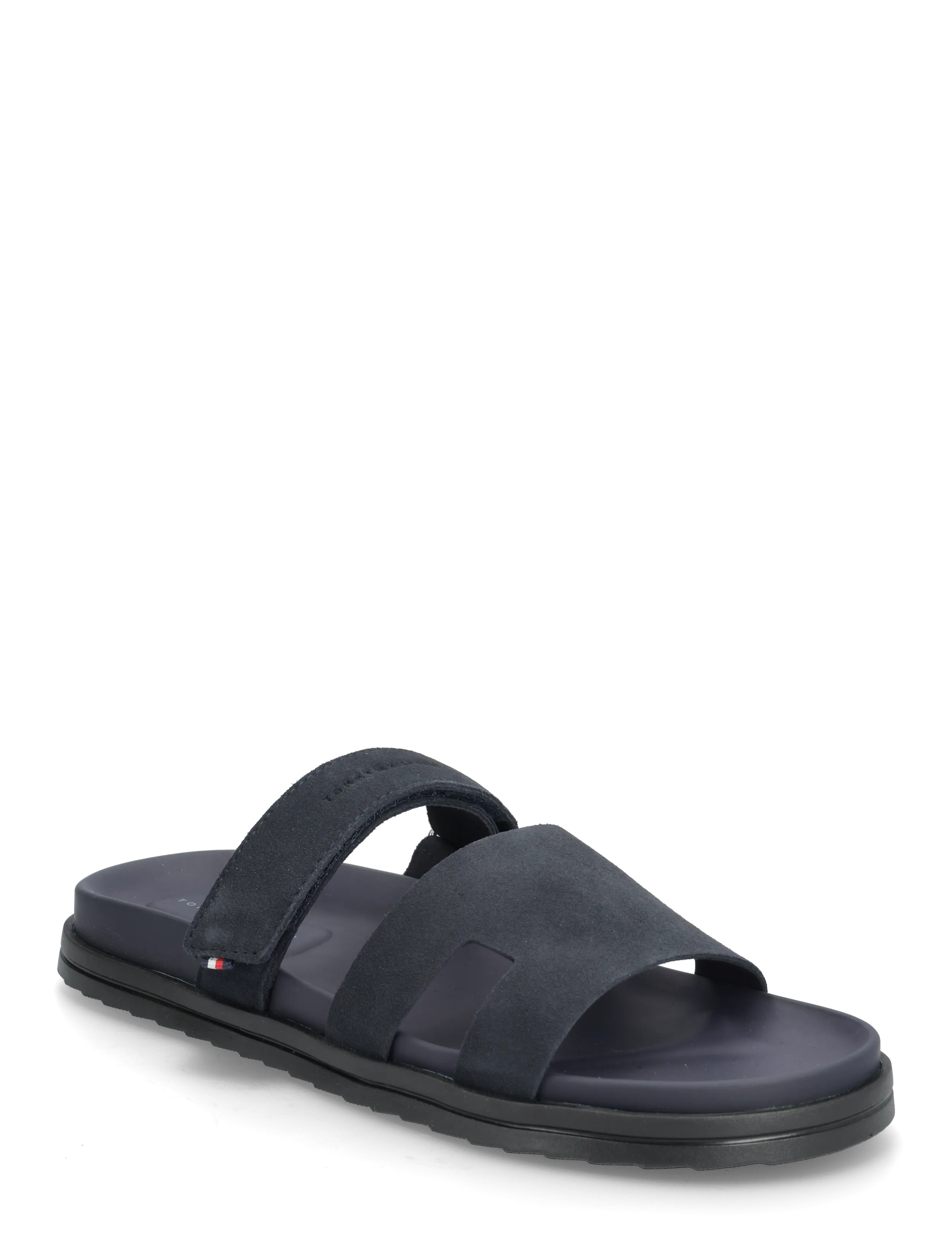 Tommy Hilfiger ADJUSTABLE PREMIUM SUEDE SANDAL - Sandaalid - DESERT SKY / navy