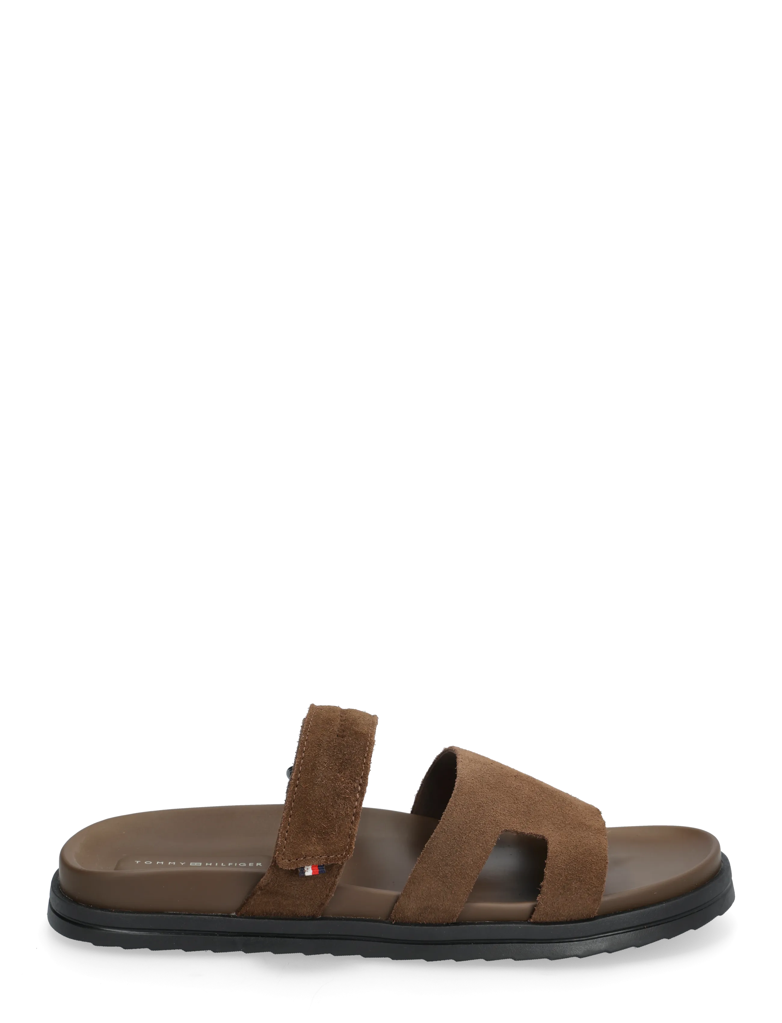 Tommy Hilfiger - ADJUSTABLE PREMIUM SUEDE SANDAL - prekės kiekvienai progai - legacy brown - 1
