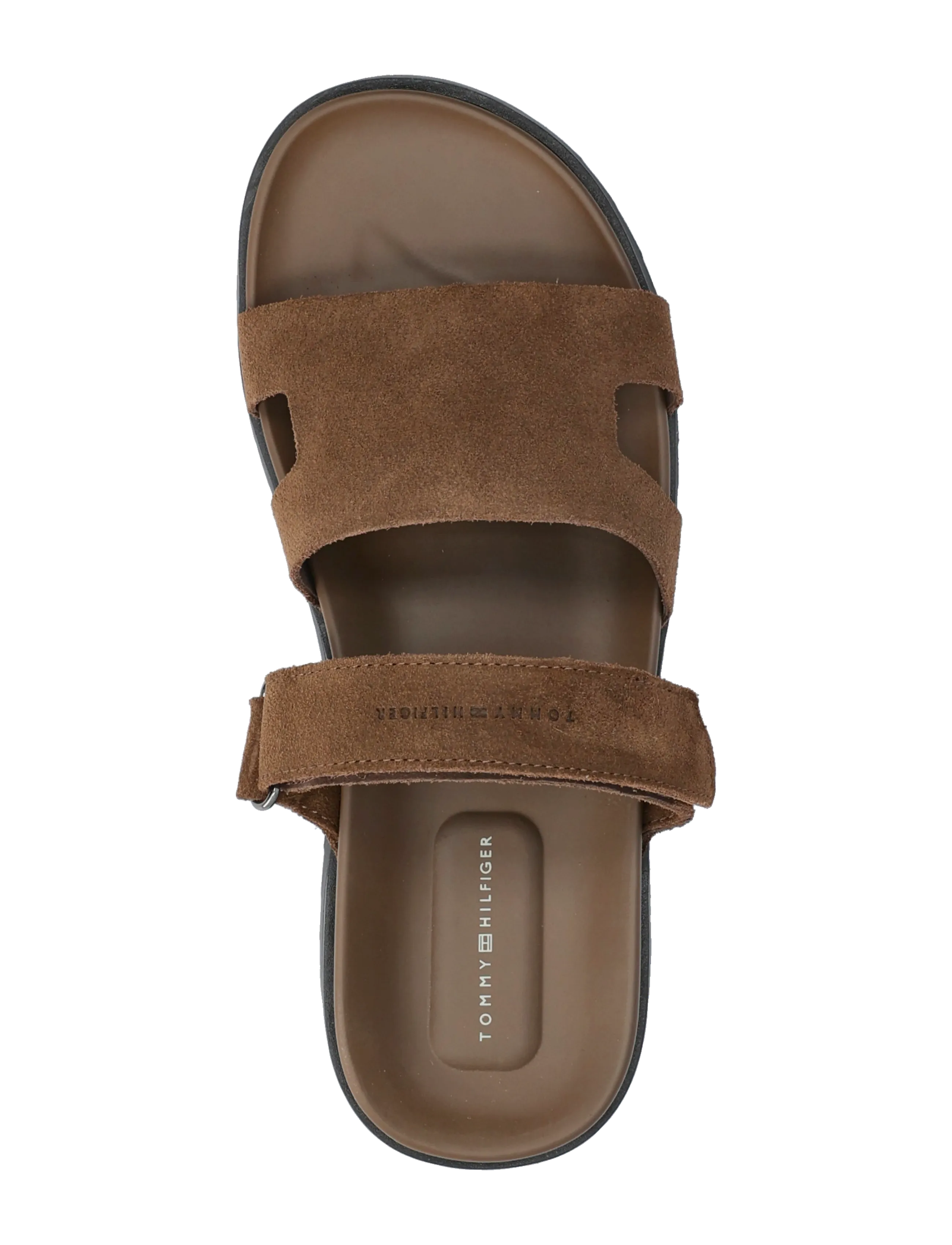Tommy Hilfiger - ADJUSTABLE PREMIUM SUEDE SANDAL - prekės kiekvienai progai - legacy brown - 3