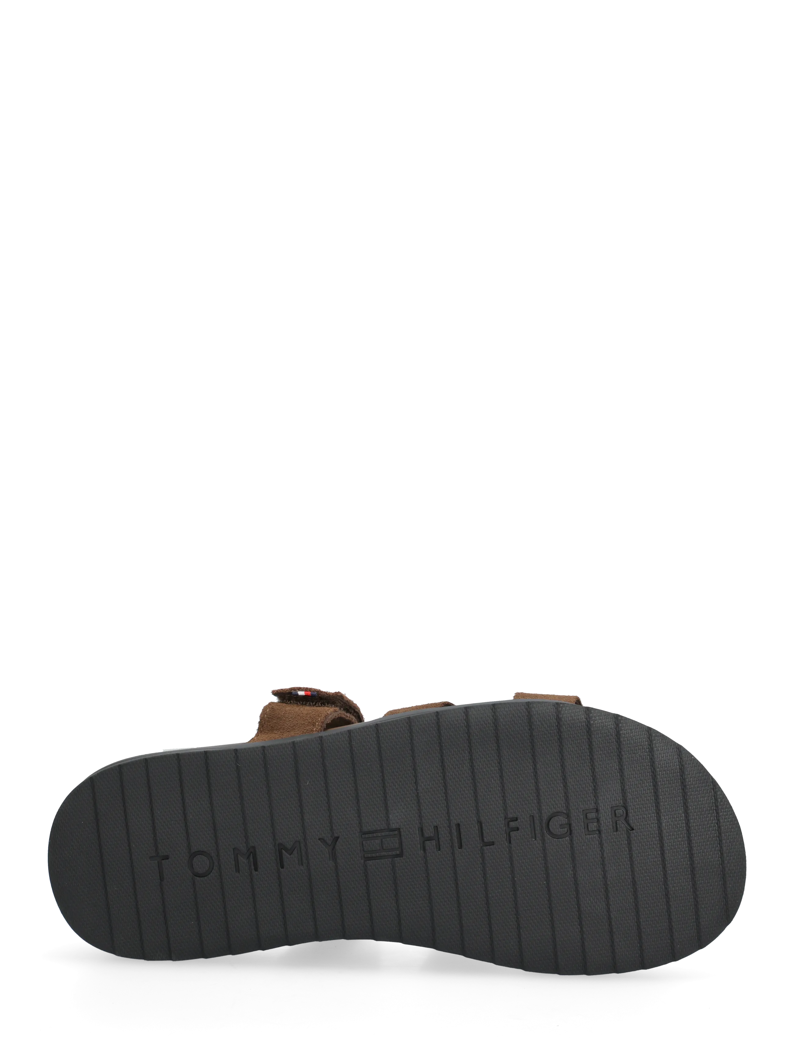 Tommy Hilfiger - ADJUSTABLE PREMIUM SUEDE SANDAL - prekės kiekvienai progai - legacy brown - 4