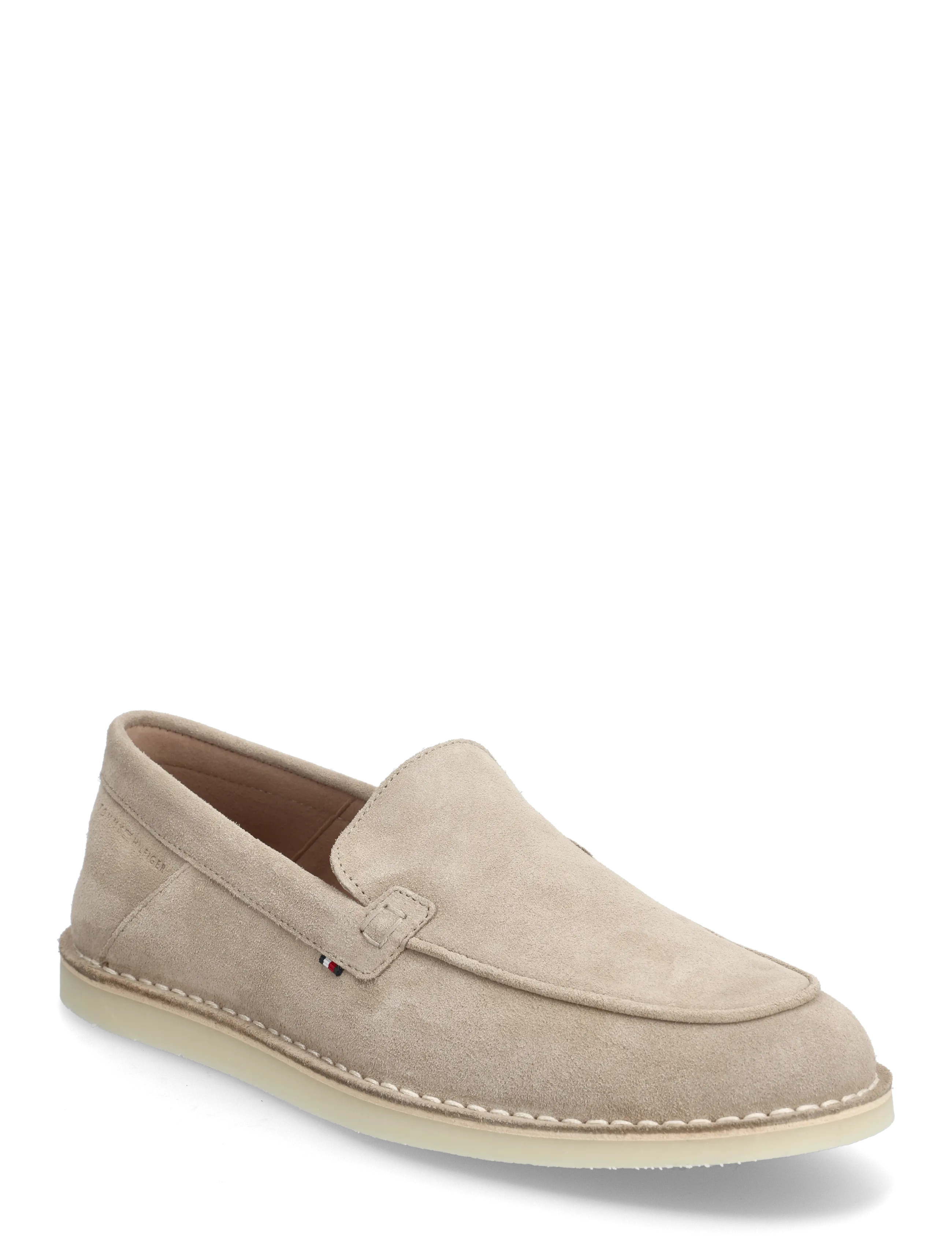 Tommy Hilfiger HILFIGER STITCHDOWN SUEDE LOAFER - Tommy Hilfiger - COASTAL TAUPE / beige