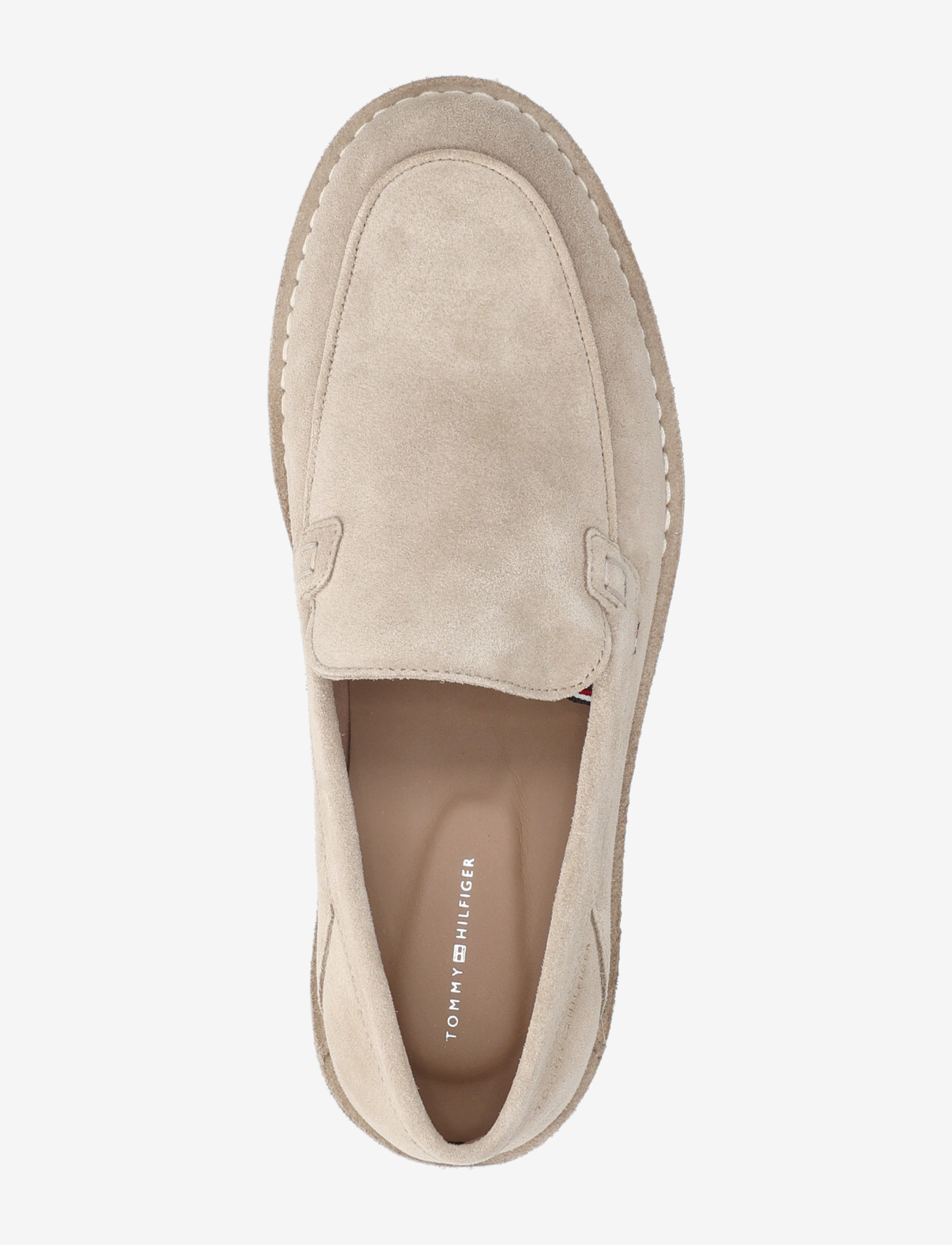 Tommy Hilfiger - HILFIGER STITCHDOWN SUEDE LOAFER - osta olukorra järgi - coastal taupe - 3