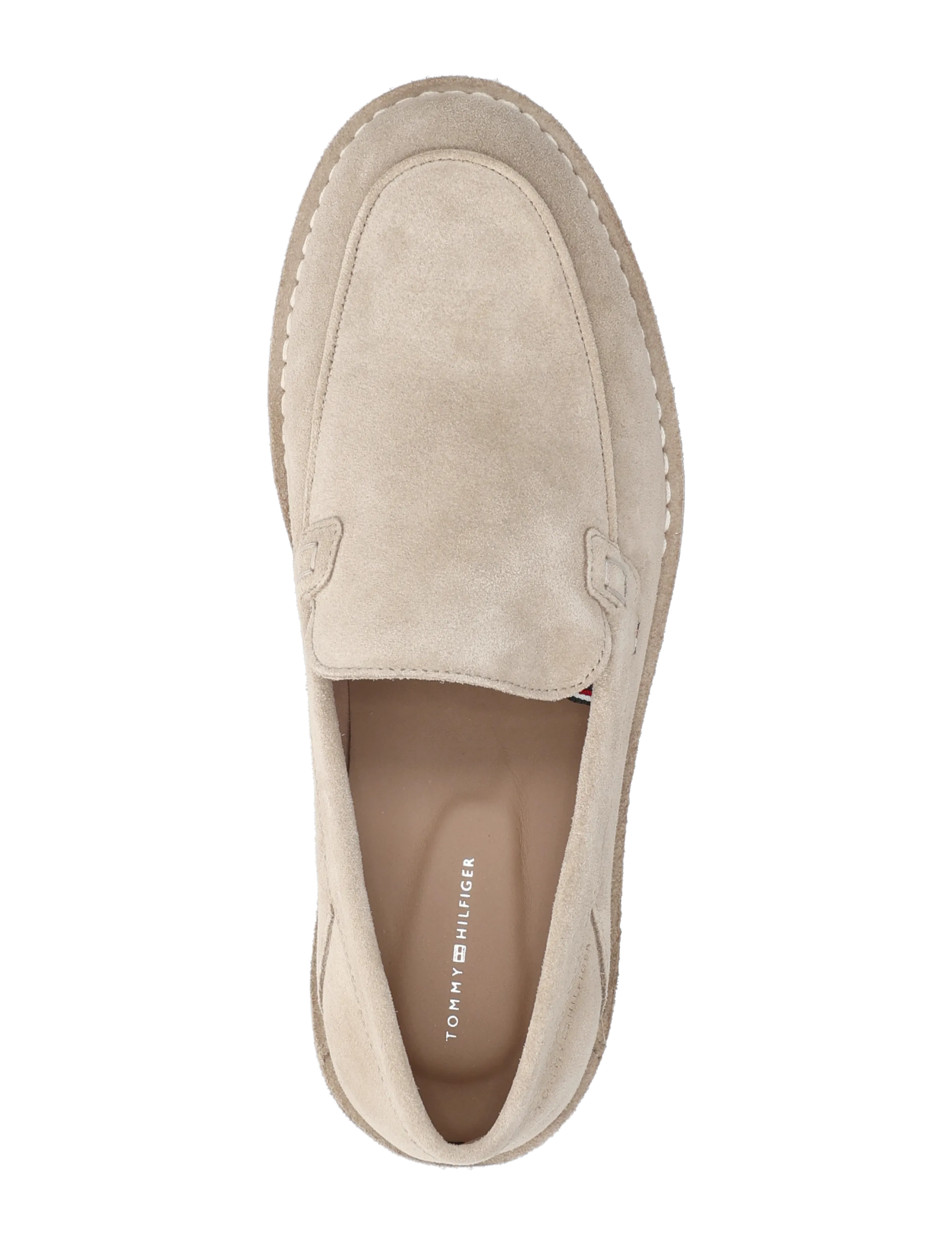 Tommy Hilfiger - HILFIGER STITCHDOWN SUEDE LOAFER - shop by occasion - coastal taupe - 3