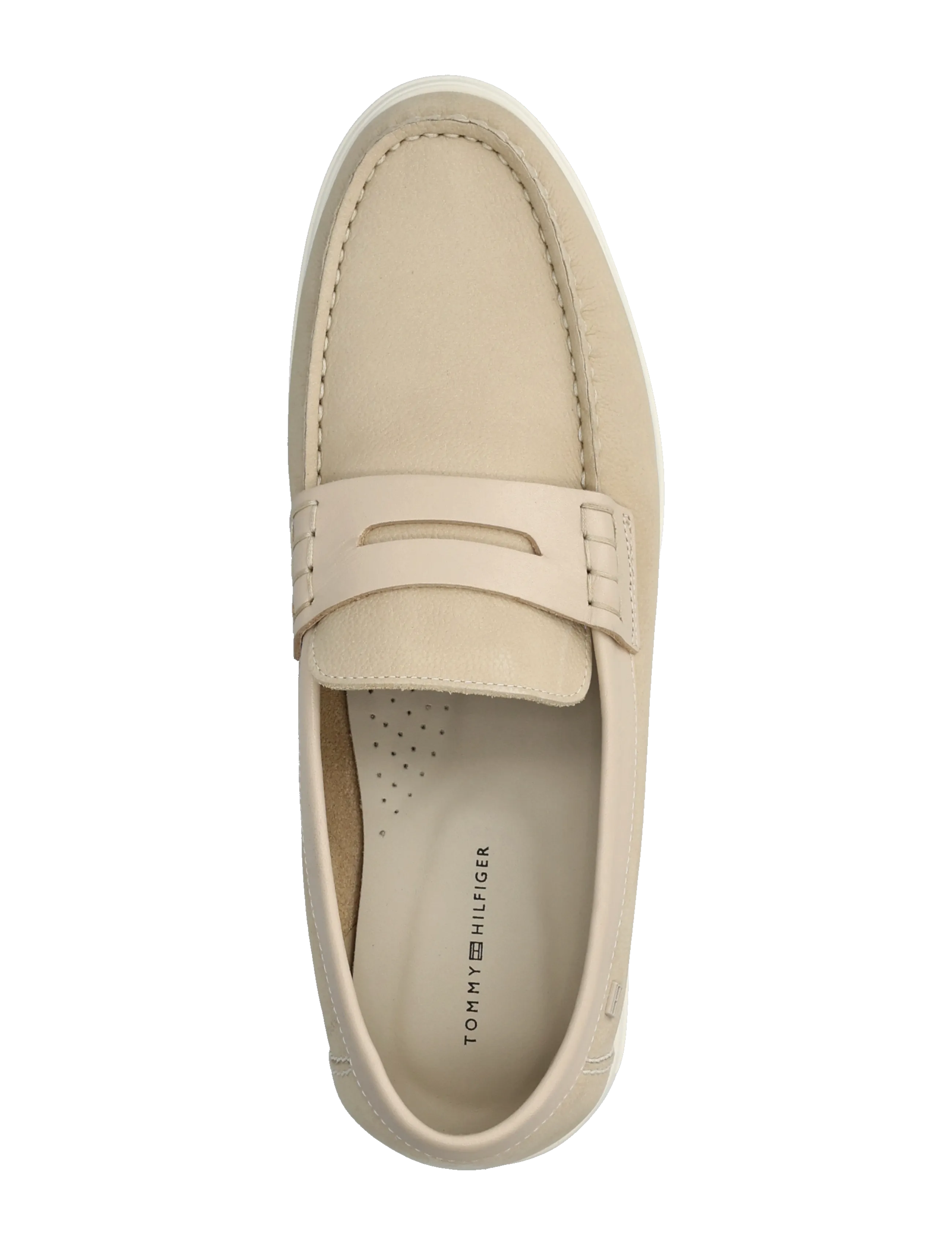 Tommy Hilfiger - HILFIGER MIX NUBUCK LOAFER - achetez selon l'occasion - classic beige - 3