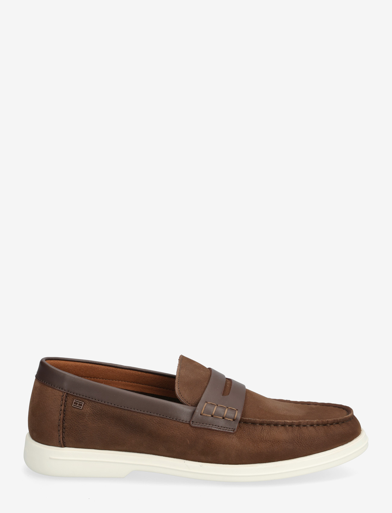 Tommy Hilfiger - HILFIGER MIX NUBUCK LOAFER - osta olukorra järgi - legacy brown - 1