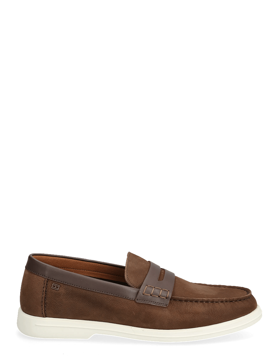 Tommy Hilfiger - HILFIGER MIX NUBUCK LOAFER - achetez selon l'occasion - legacy brown - 1