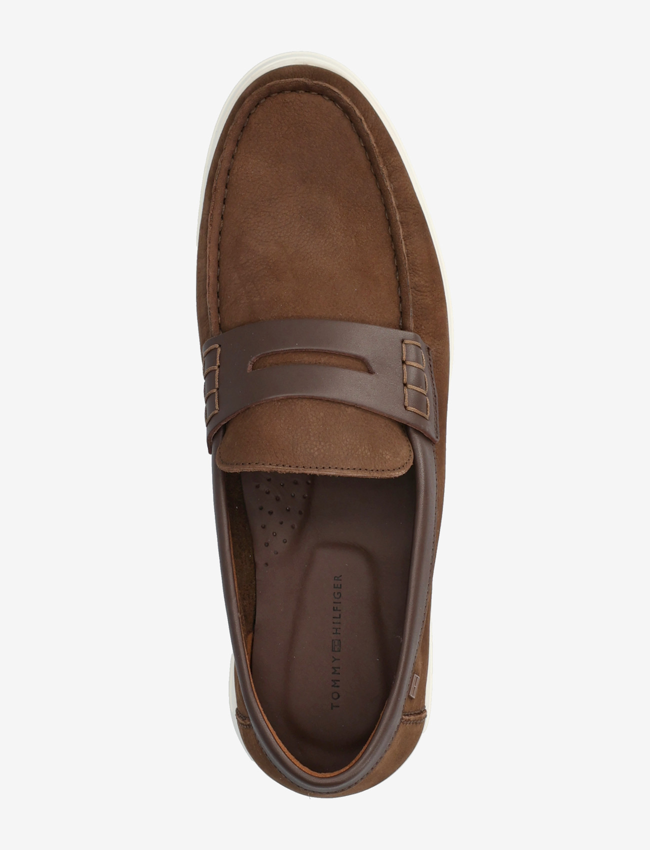 Tommy Hilfiger - HILFIGER MIX NUBUCK LOAFER - osta olukorra järgi - legacy brown - 3