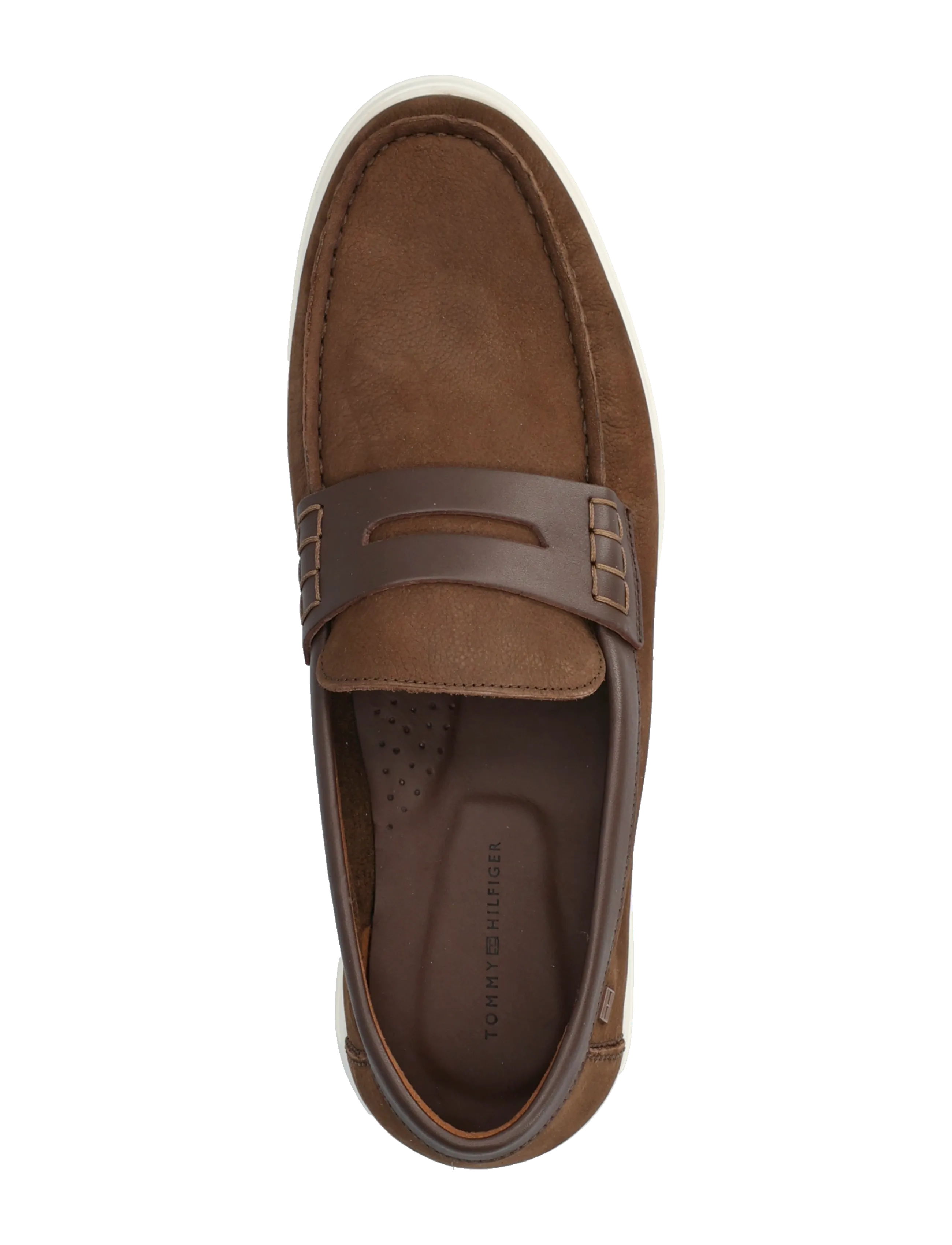 Tommy Hilfiger - HILFIGER MIX NUBUCK LOAFER - achetez selon l'occasion - legacy brown - 3