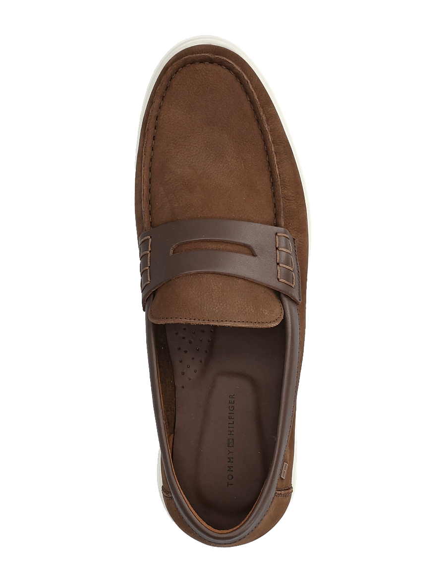 Tommy Hilfiger - HILFIGER MIX NUBUCK LOAFER - achetez selon l'occasion - legacy brown - 3