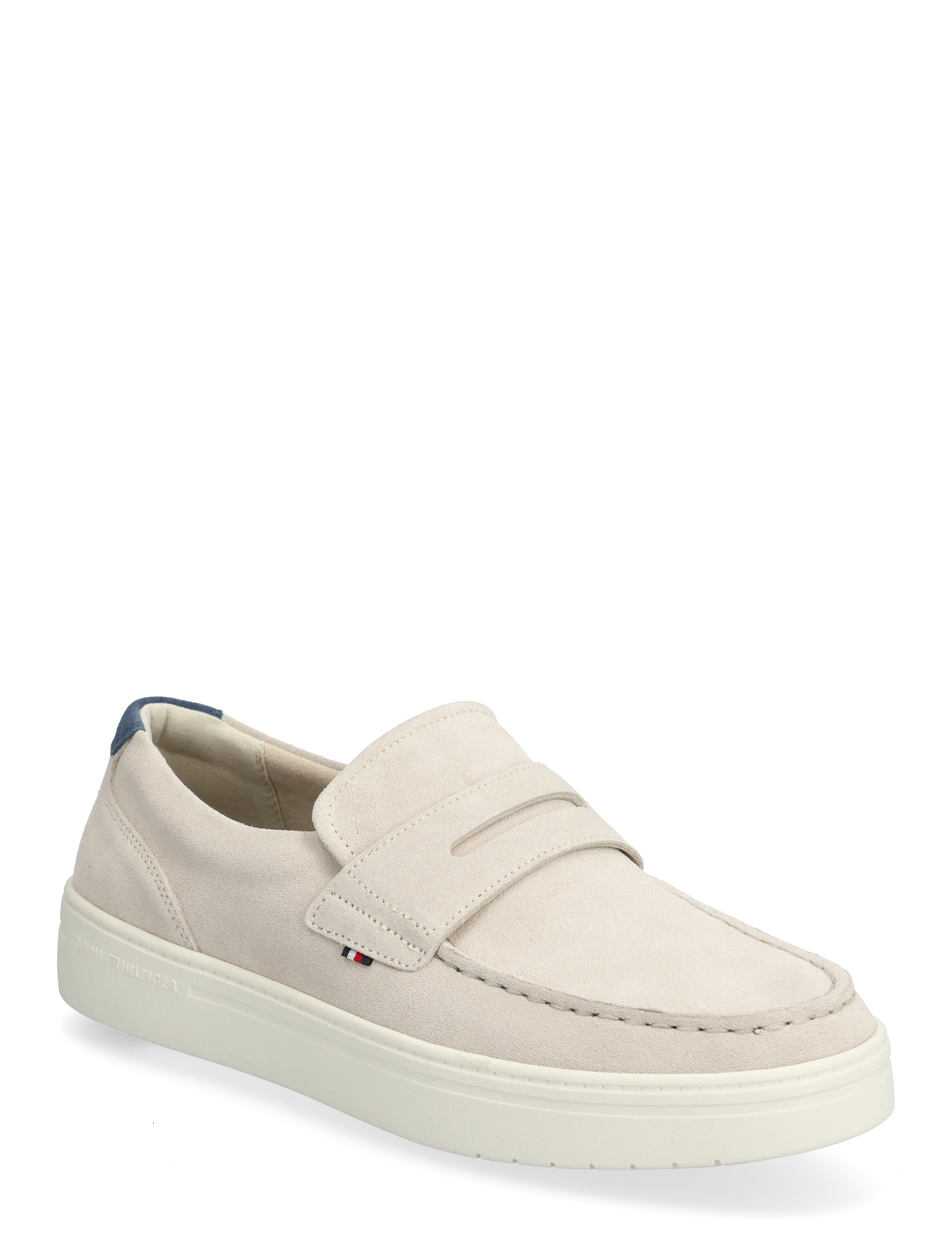 Tommy Hilfiger MODERN LIGHT HYBRID SUEDE LOAFER - Skor - CLASSIC BEIGE / cream