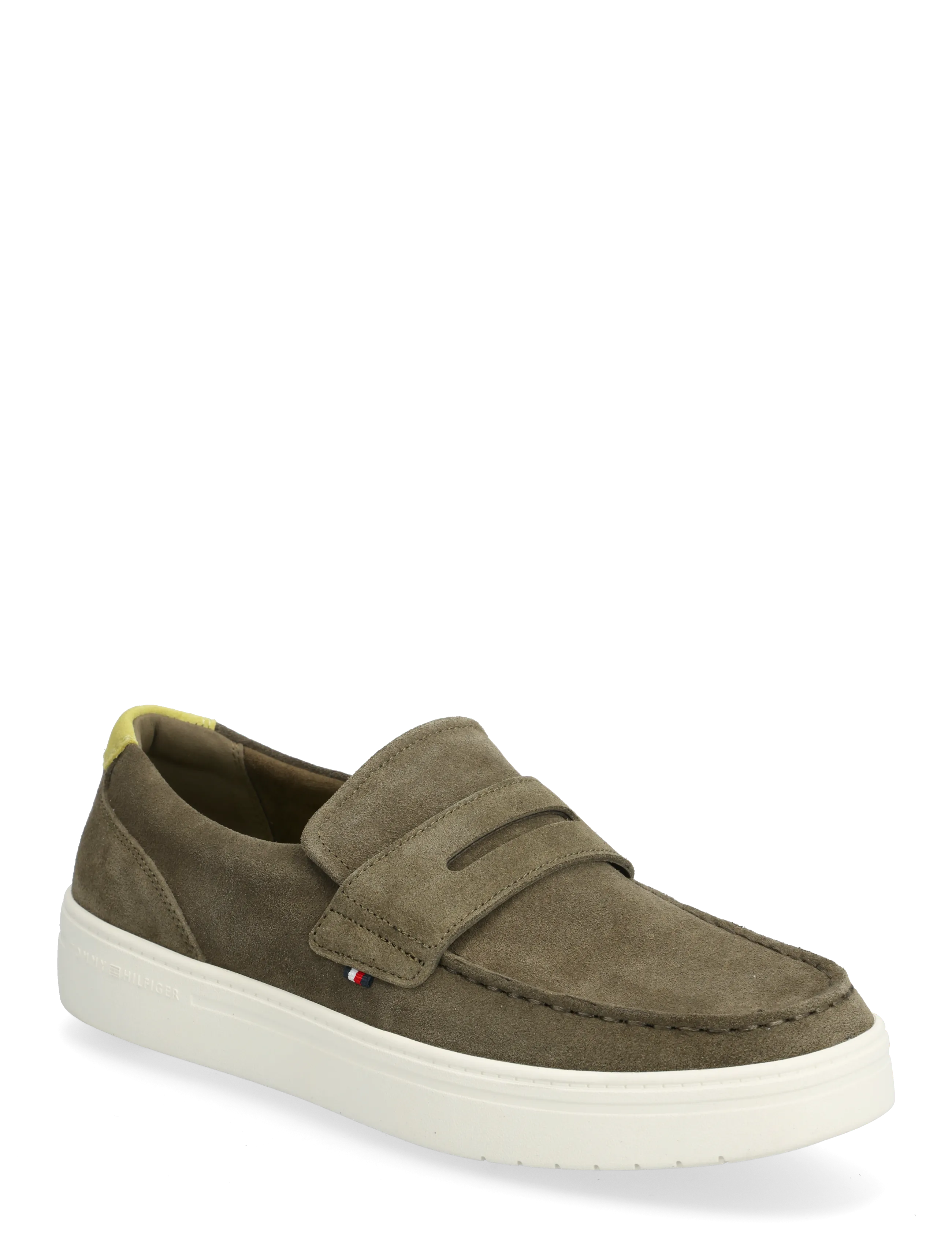 Tommy Hilfiger MODERN LIGHT HYBRID SUEDE LOAFER - Sko - WILLOW GREEN / khaki/green