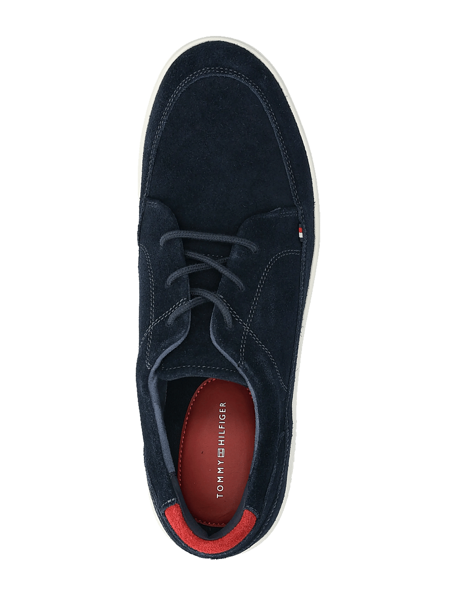 Tommy Hilfiger - HILFIGER LIGHT HYBRID SUEDE SHOE - matalavartiset tennarit - desert sky - 3