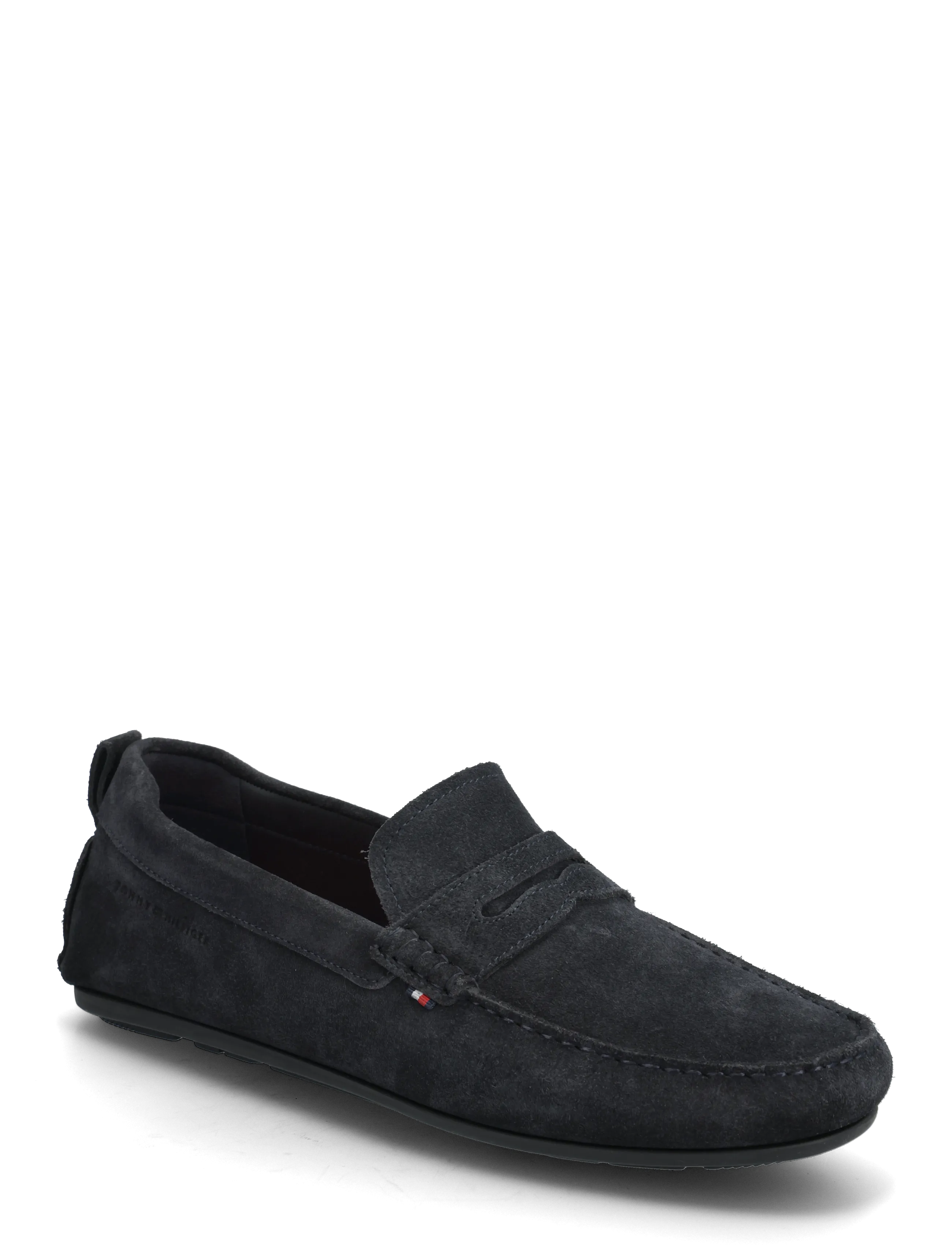 Tommy Hilfiger Core Hilfiegr Suede Driver, 41, Navy, Sko > Hyttesko, Herre