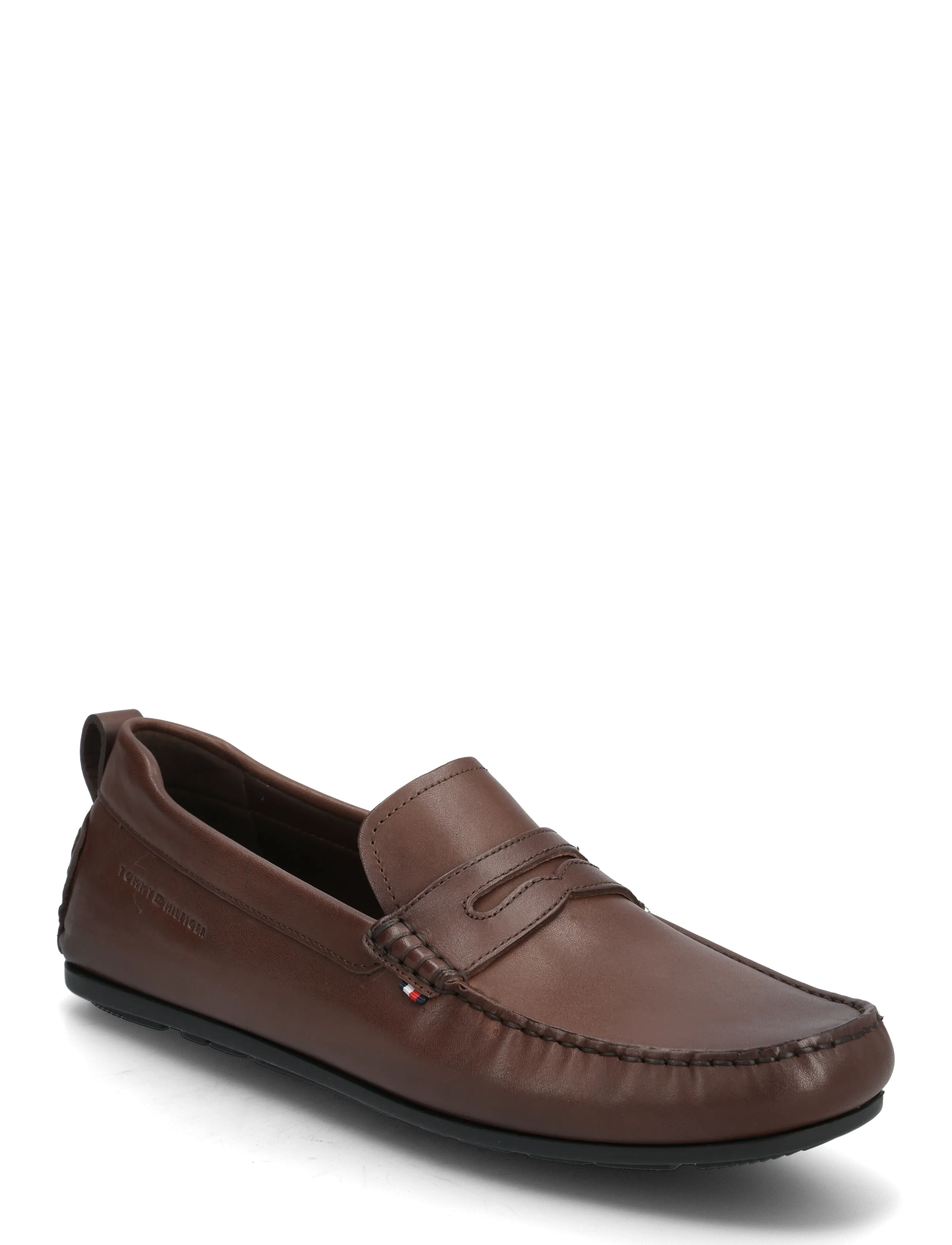 Tommy Hilfiger CORE HILFIGER LEATHER DRIVER - Mokassiinid - DARK MOCHA / brown
