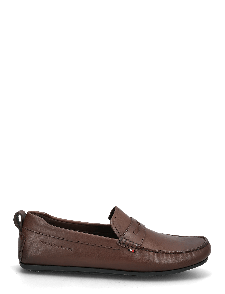 Tommy Hilfiger - CORE HILFIGER LEATHER DRIVER - shoppa efter tillfälle - dark mocha - 1