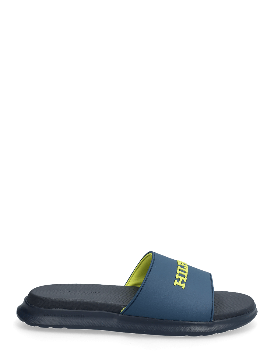 Tommy Hilfiger - DUAL DENSITY HILFIGER POOL SLIDE - pool-sandalen - aegean sea - 1