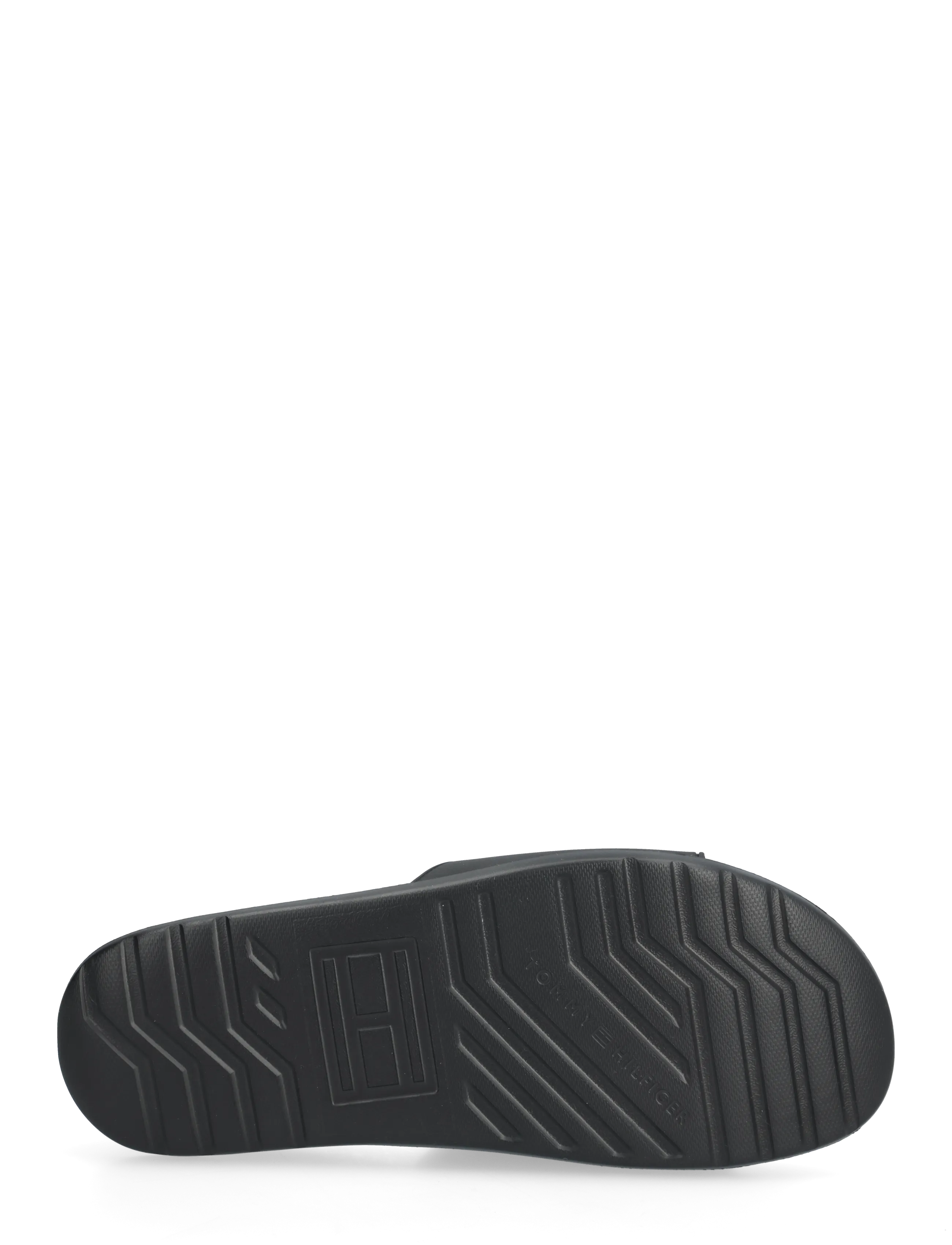 Tommy Hilfiger - DUAL DENSITY HILFIGER POOL SLIDE - badesko & badesandaler - black - 4