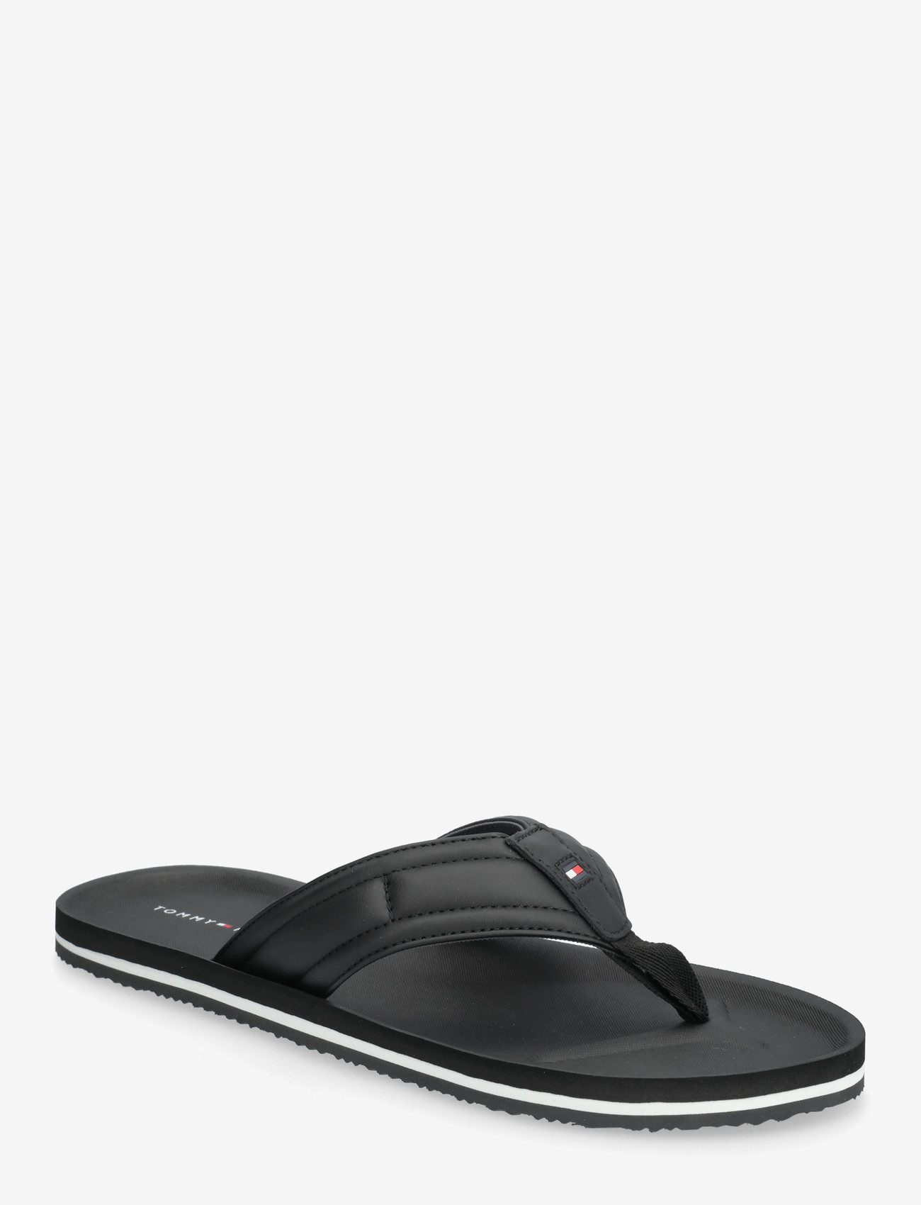 Tommy Hilfiger - HILFIGER PADDED BEACH SANDAL - shoppa efter tillfälle - black - 0