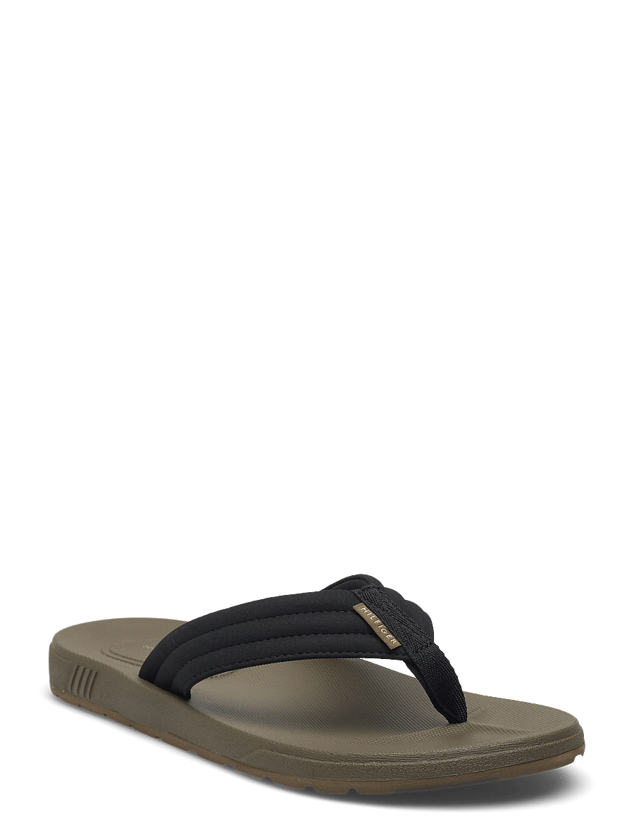 Tommy Hilfiger - MOLDED HILFIGER LTH BEACH SANDAL - shop efter anledning - black - 0
