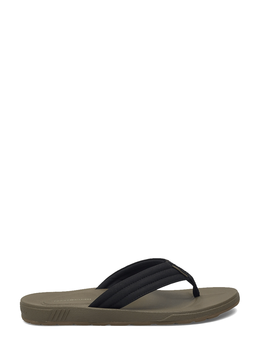 Tommy Hilfiger - MOLDED HILFIGER LTH BEACH SANDAL - shop efter anledning - black - 1