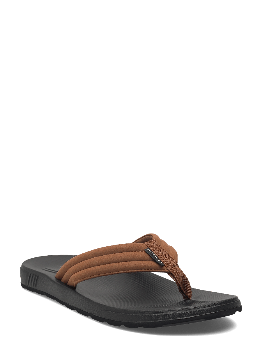Tommy Hilfiger - MOLDED HILFIGER LTH BEACH SANDAL - nach anlass kaufen - coconut grove - 0