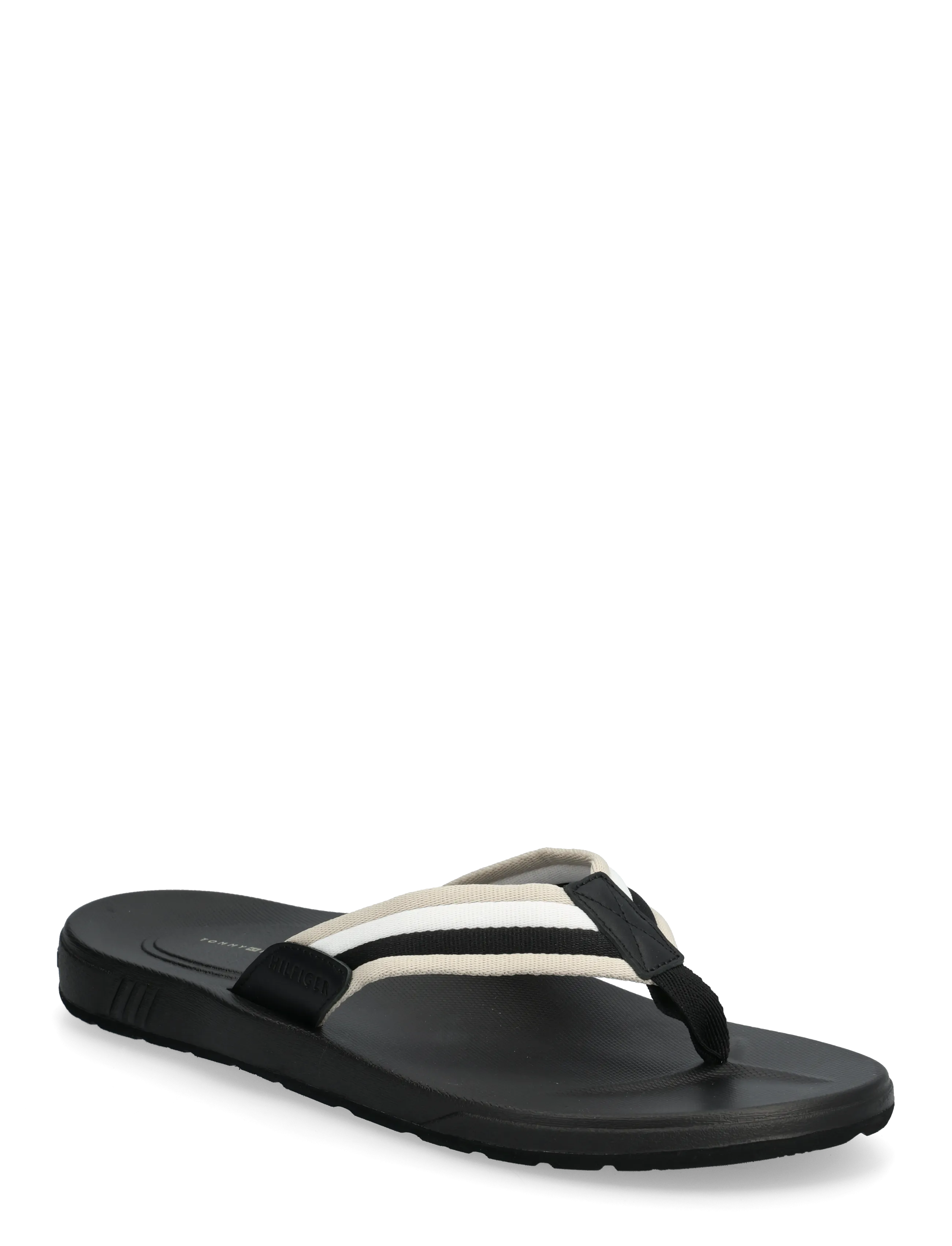 Tommy Hilfiger MOLDED HILFIGER RWB BEACH SANDAL - Tommy Hilfiger - BLACK / black