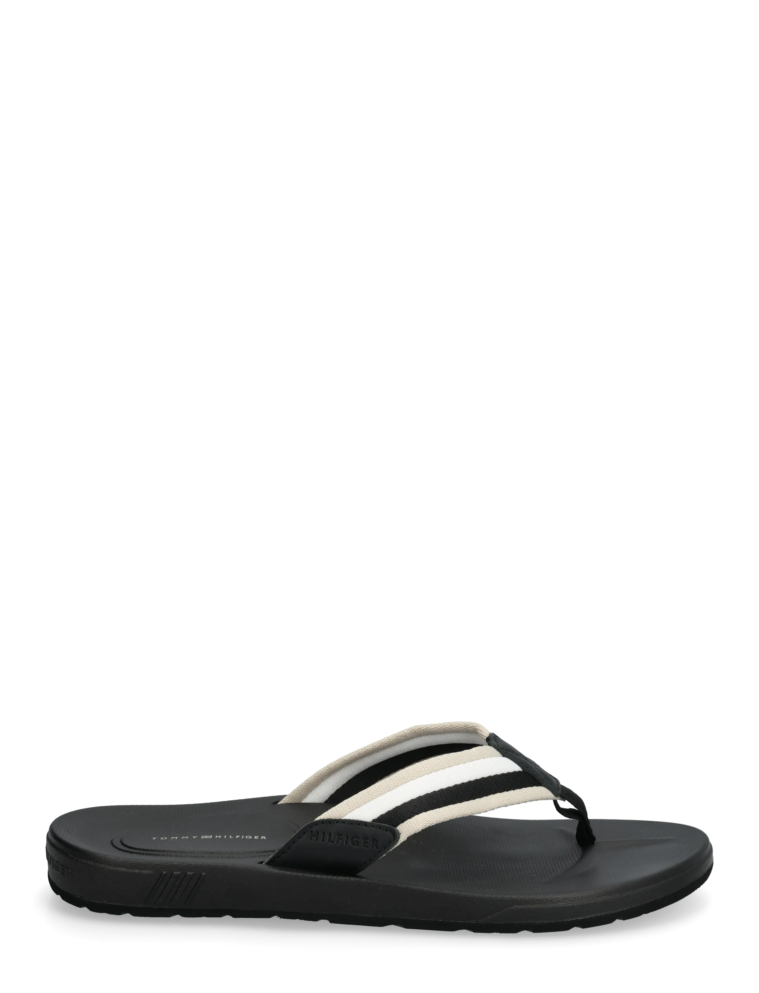 Tommy Hilfiger - MOLDED HILFIGER RWB BEACH SANDAL - nach anlass kaufen - black - 1