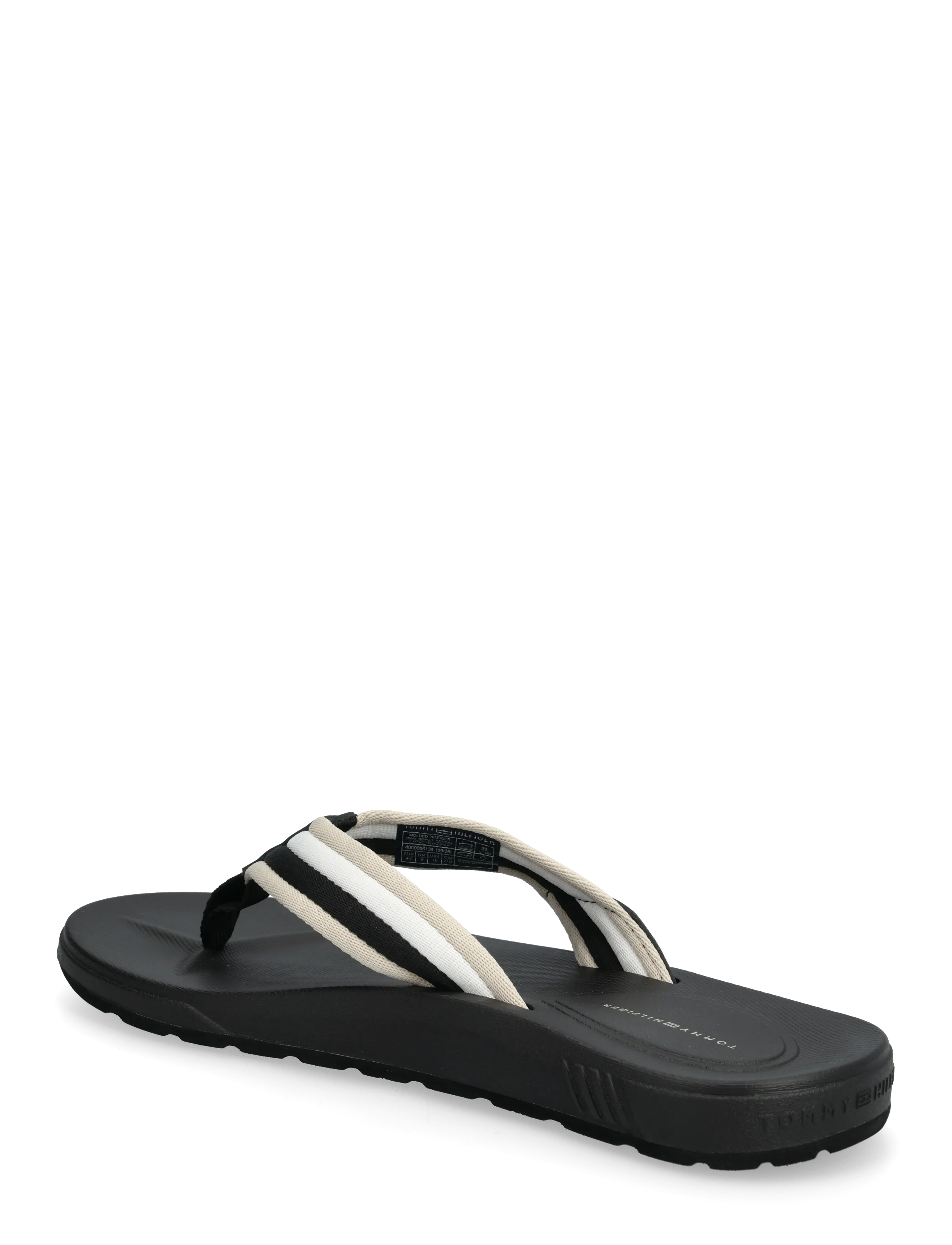 Tommy Hilfiger - MOLDED HILFIGER RWB BEACH SANDAL - nach anlass kaufen - black - 2