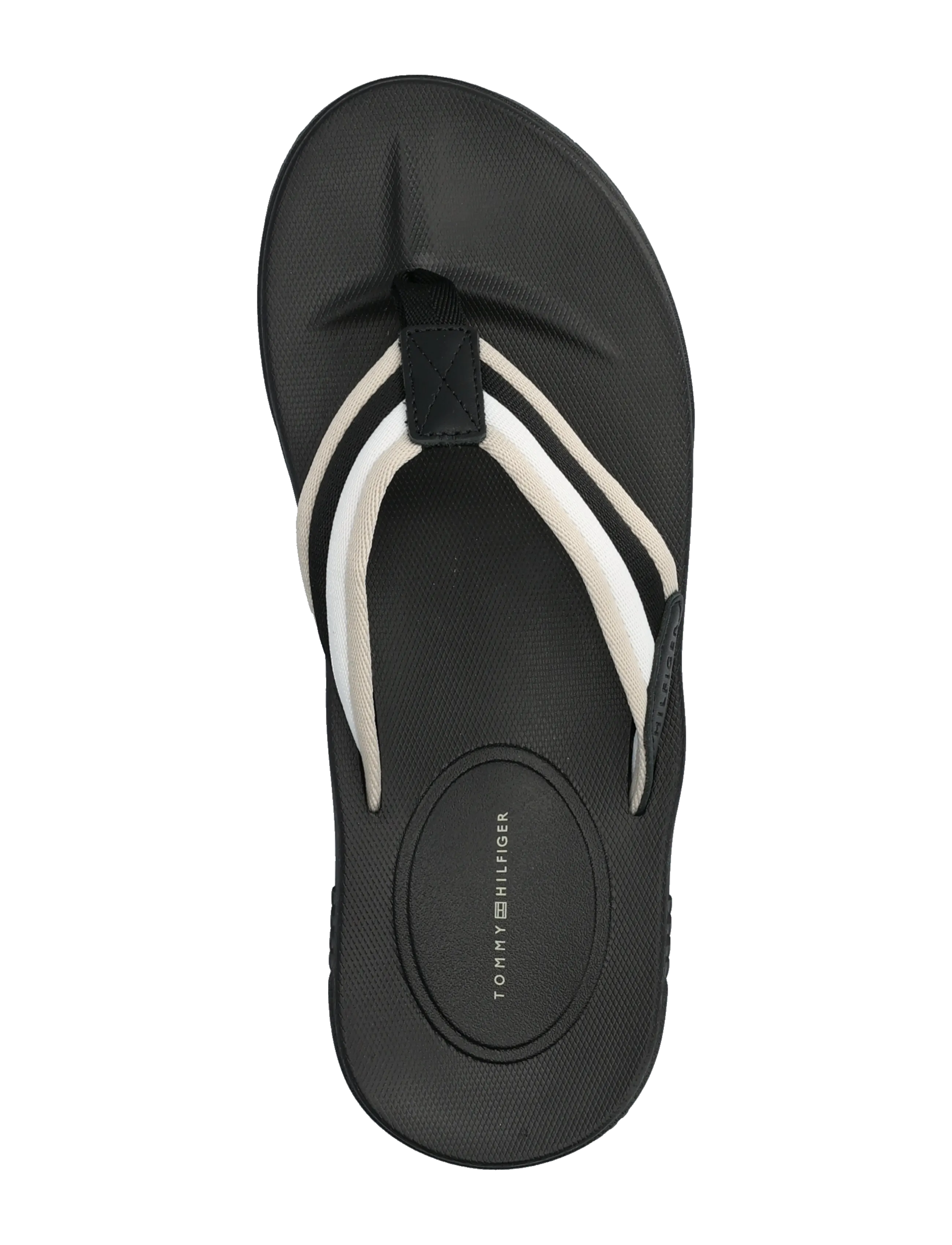 Tommy Hilfiger - MOLDED HILFIGER RWB BEACH SANDAL - nach anlass kaufen - black - 3