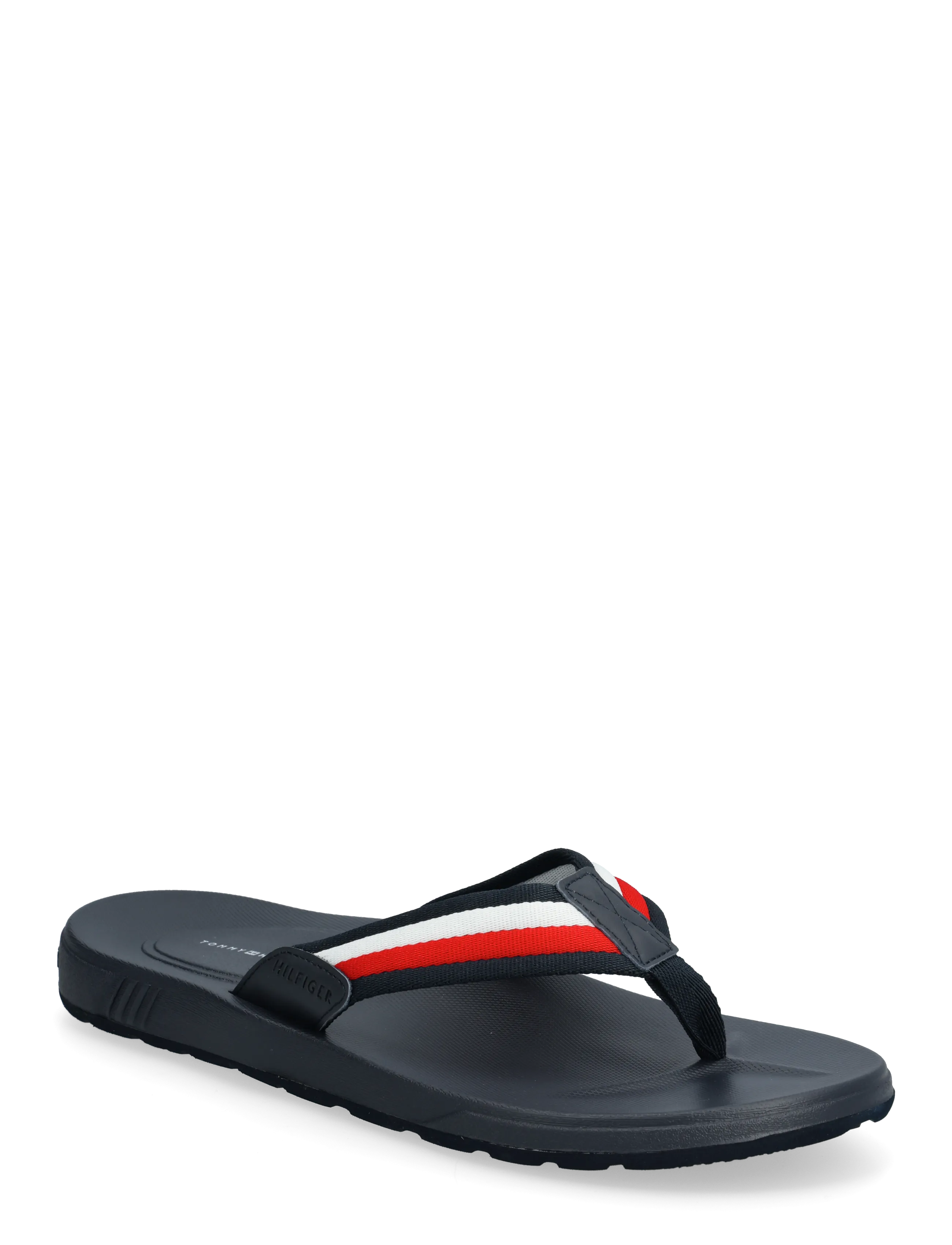 Tommy Hilfiger MOLDED HILFIGER RWB BEACH SANDAL - Sommerschuhe - RWB / navy