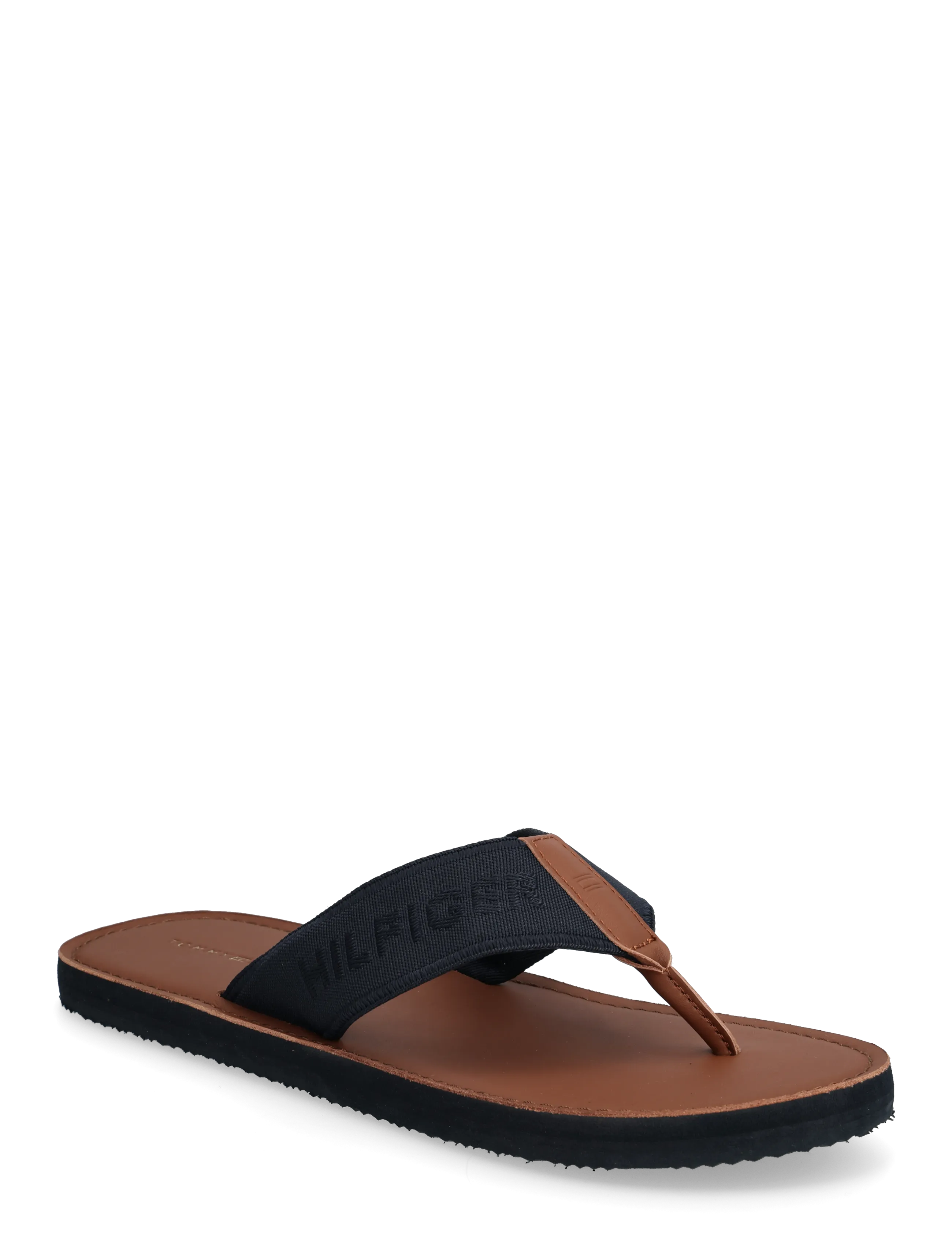 Tommy Hilfiger HILFIGER LEATHER BEACH SANDAL - Nach Anlass kaufen - DESERT SKY / black