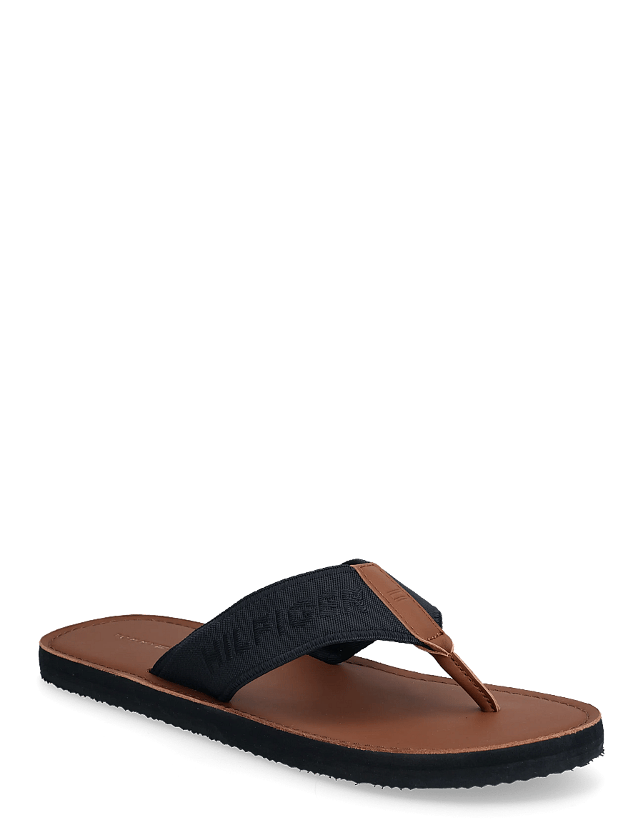 Tommy Hilfiger - HILFIGER LEATHER BEACH SANDAL - nach anlass kaufen - desert sky - 0