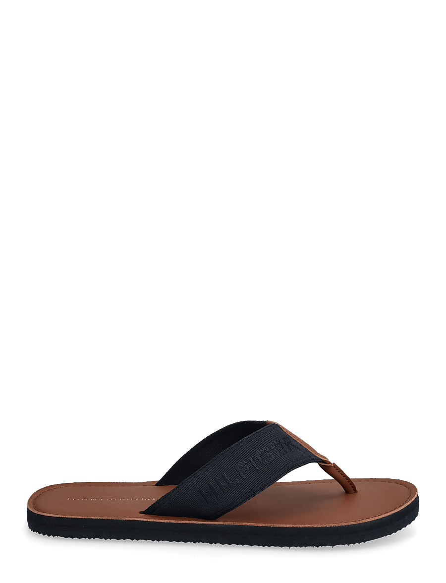 Tommy Hilfiger - HILFIGER LEATHER BEACH SANDAL - nach anlass kaufen - desert sky - 1