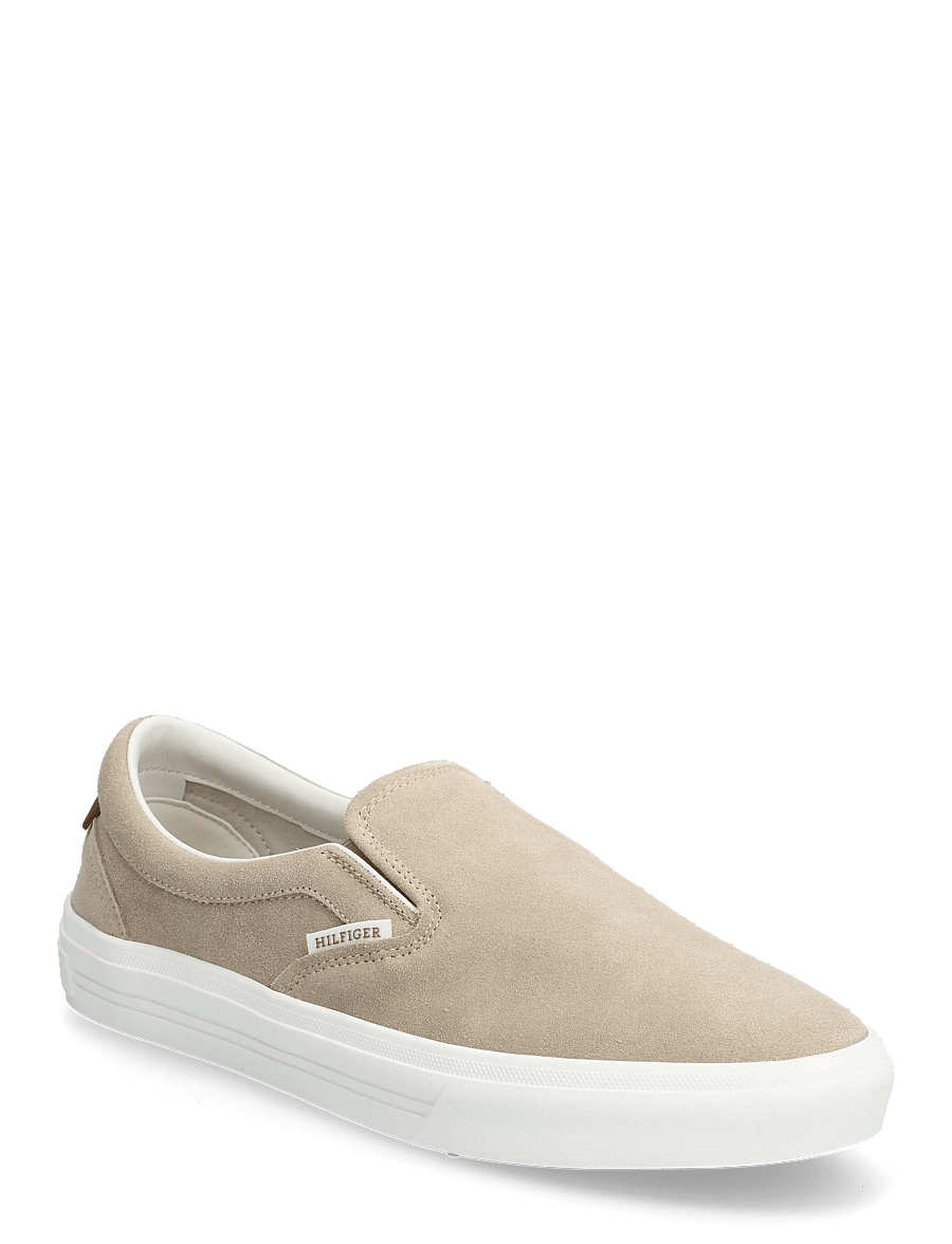 Tommy Hilfiger - TH VULC CUP SLIP ON DESIGN - baskets slip-ons - sandalwood - 0